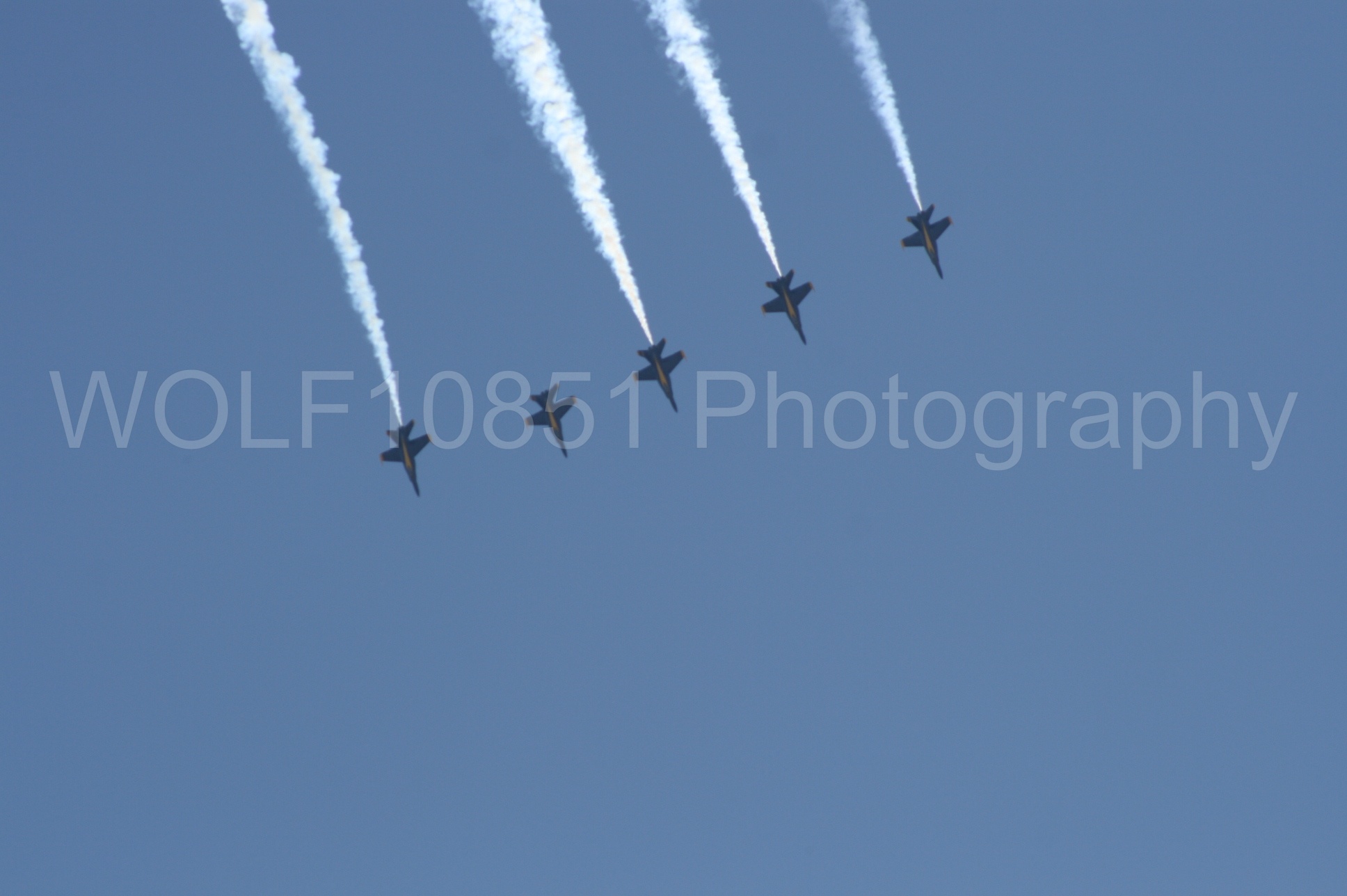 Aviation photography by WOLF10851 featuring California Capital Airshow 2008, F-18 Hornet, Blue Angels, Blue and Gold.