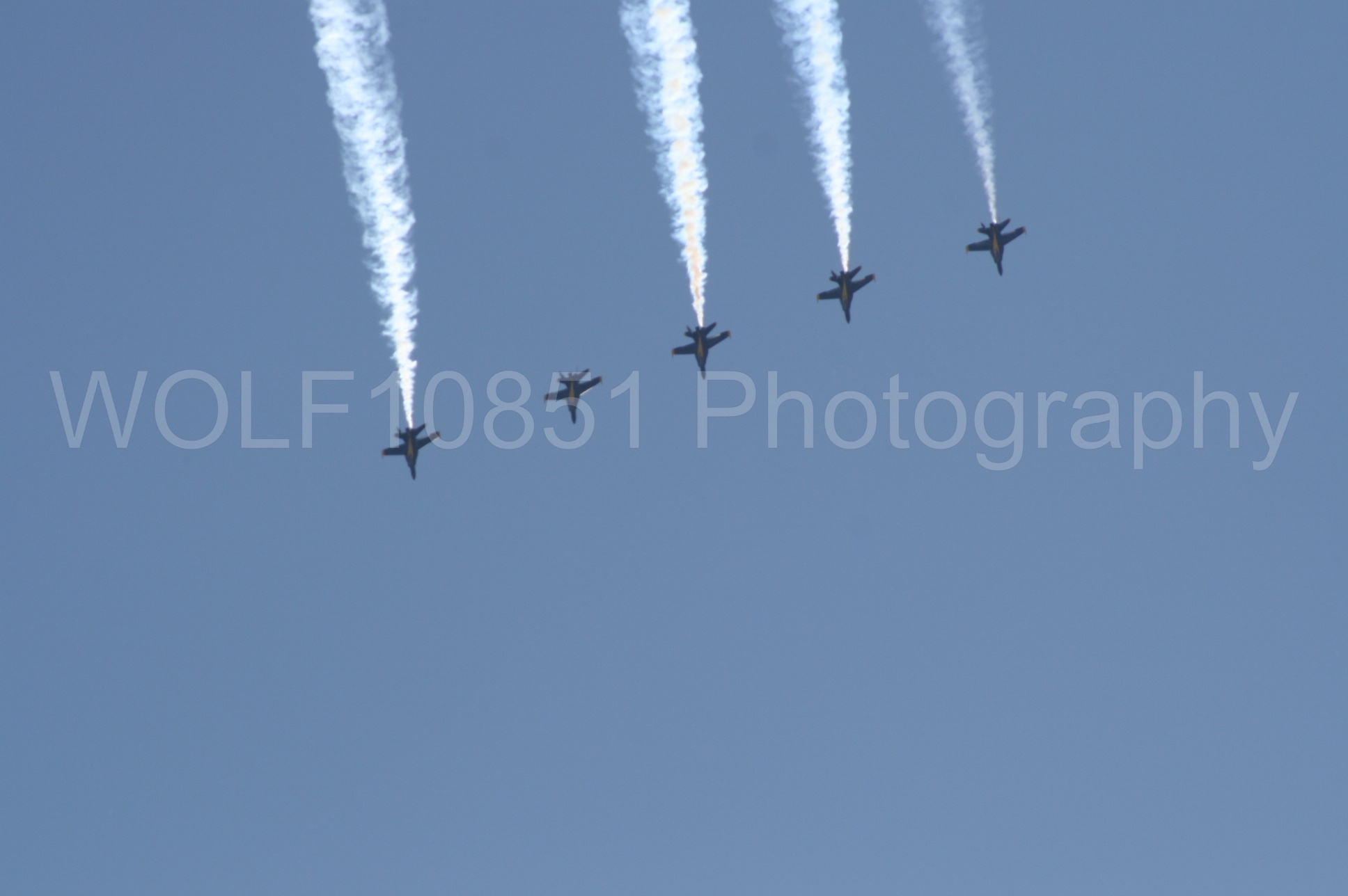 Aviation photography by WOLF10851 featuring California Capital Airshow 2008, F-18 Hornet, Blue Angels, Blue and Gold.