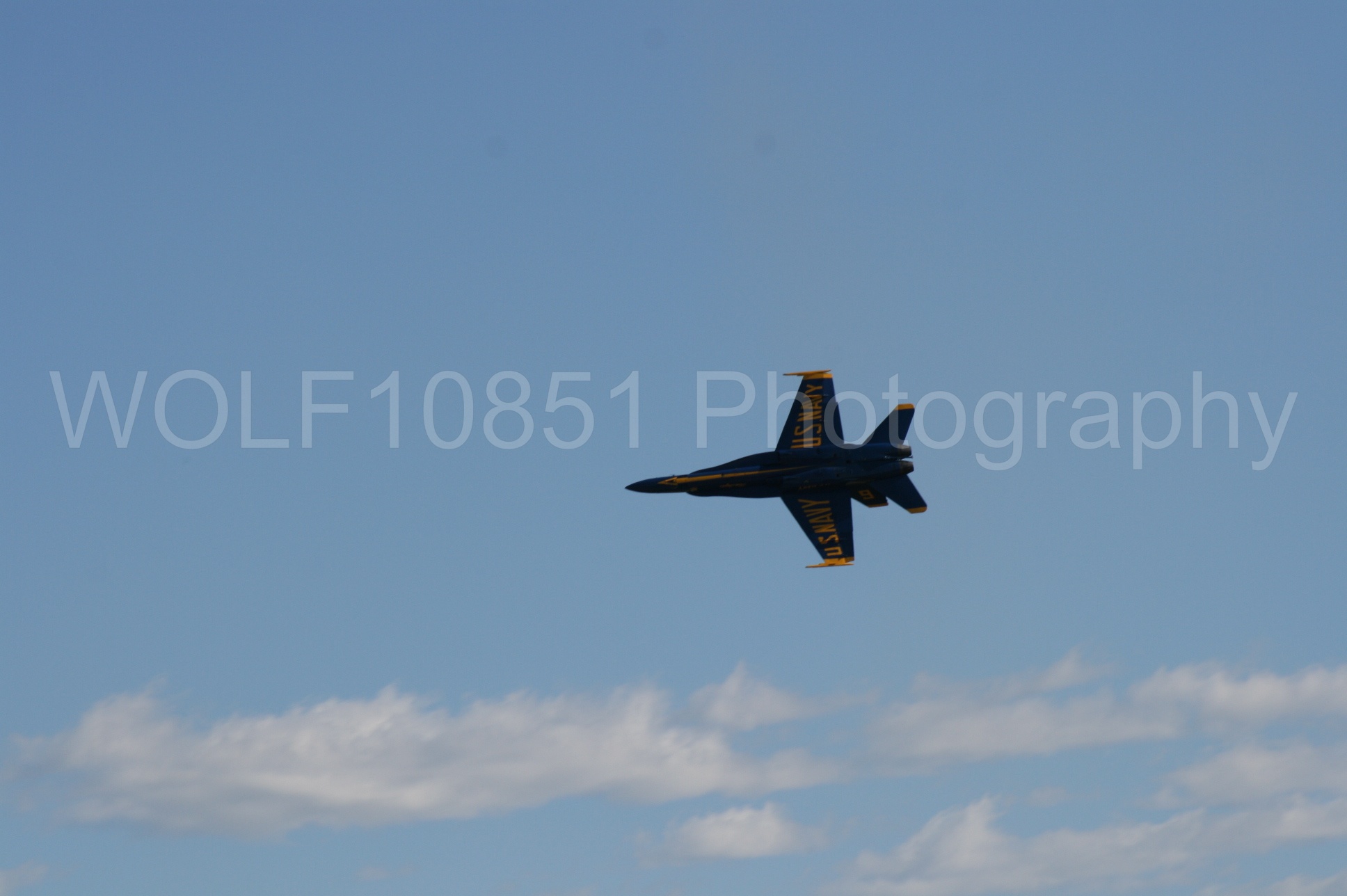 Aviation photography by WOLF10851 featuring California Capital Airshow 2008, F-18 Hornet, Blue Angels, Blue and Gold.