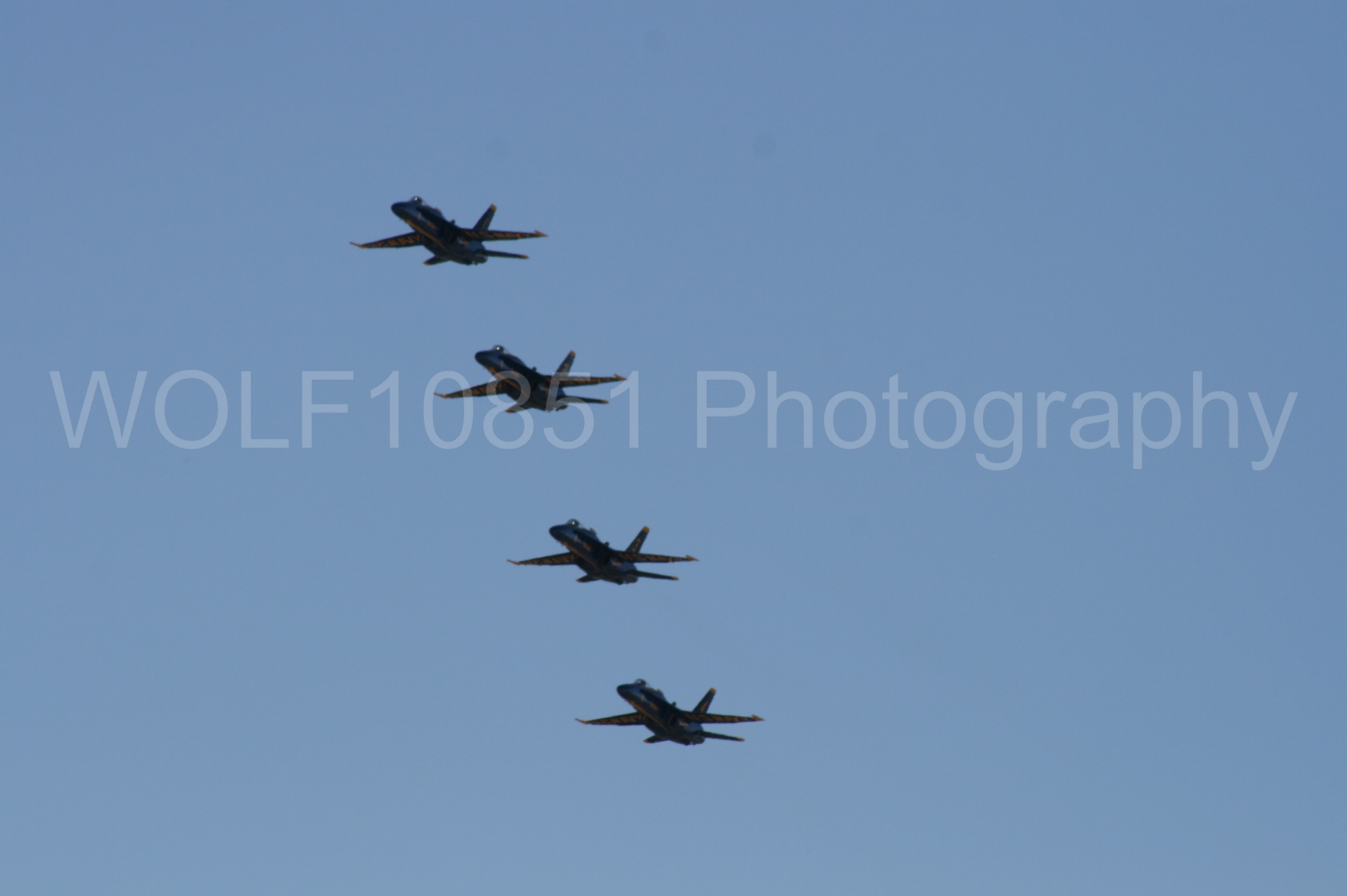 Aviation photography by WOLF10851 featuring California Capital Airshow 2008, F-18 Hornet, Blue Angels, Blue and Gold.