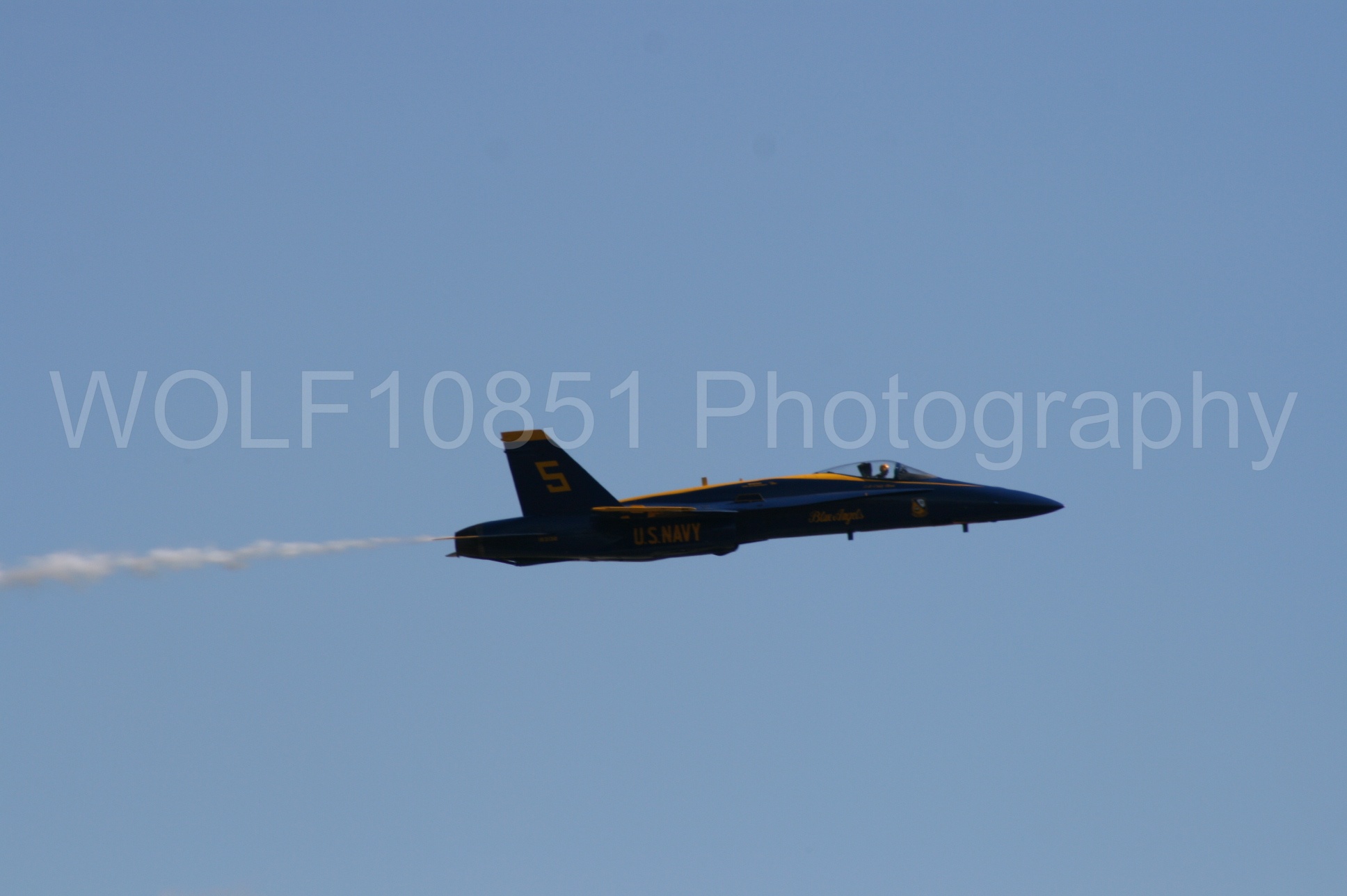 Aviation photography by WOLF10851 featuring California Capital Airshow 2008, F-18 Hornet, Blue Angels, Blue and Gold.