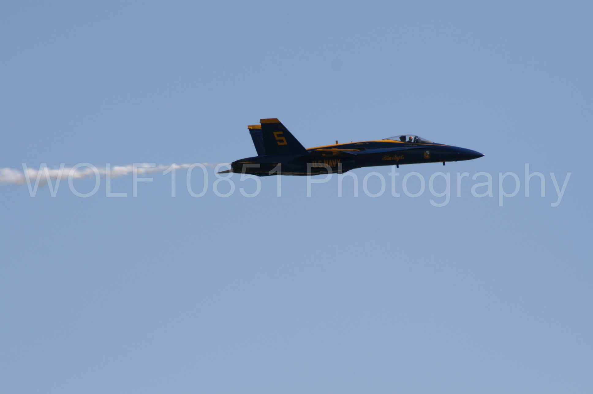 Aviation photography by WOLF10851 featuring California Capital Airshow 2008, F-18 Hornet, Blue Angels, Blue and Gold.