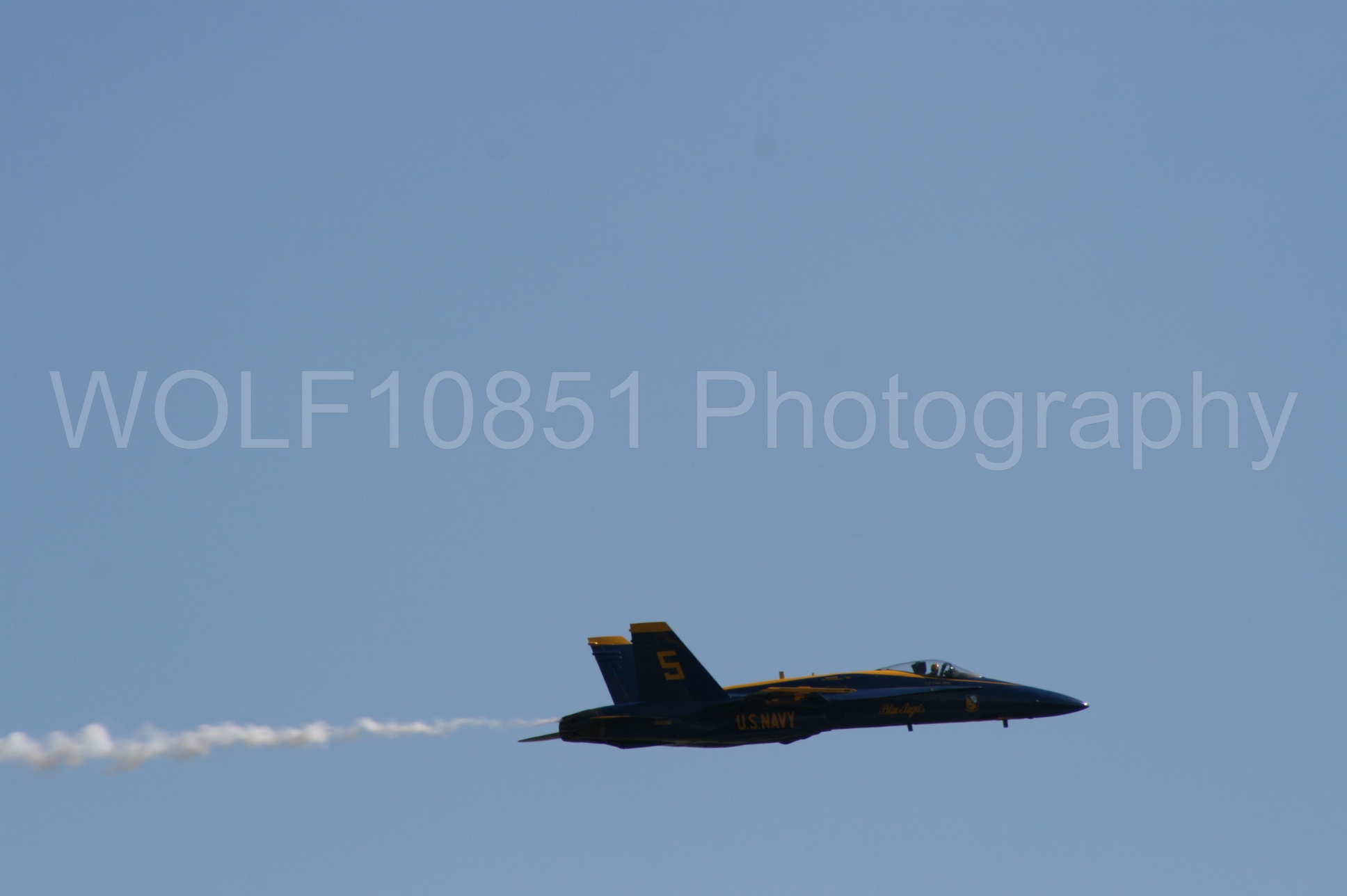 Aviation photography by WOLF10851 featuring California Capital Airshow 2008, F-18 Hornet, Blue Angels, Blue and Gold.