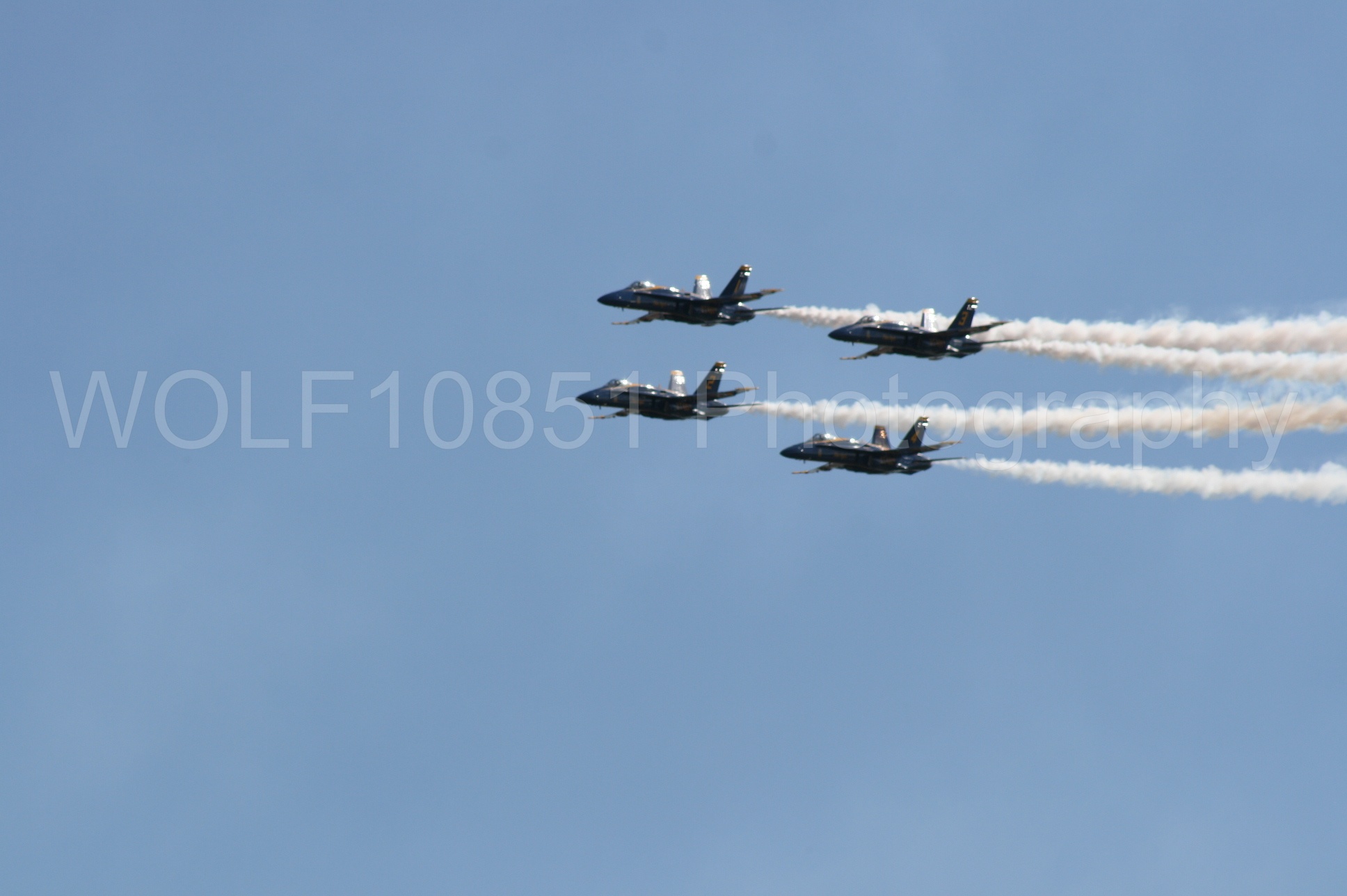 Aviation photography by WOLF10851 featuring California Capital Airshow 2008, F-18 Hornet, Blue Angels, Blue and Gold.