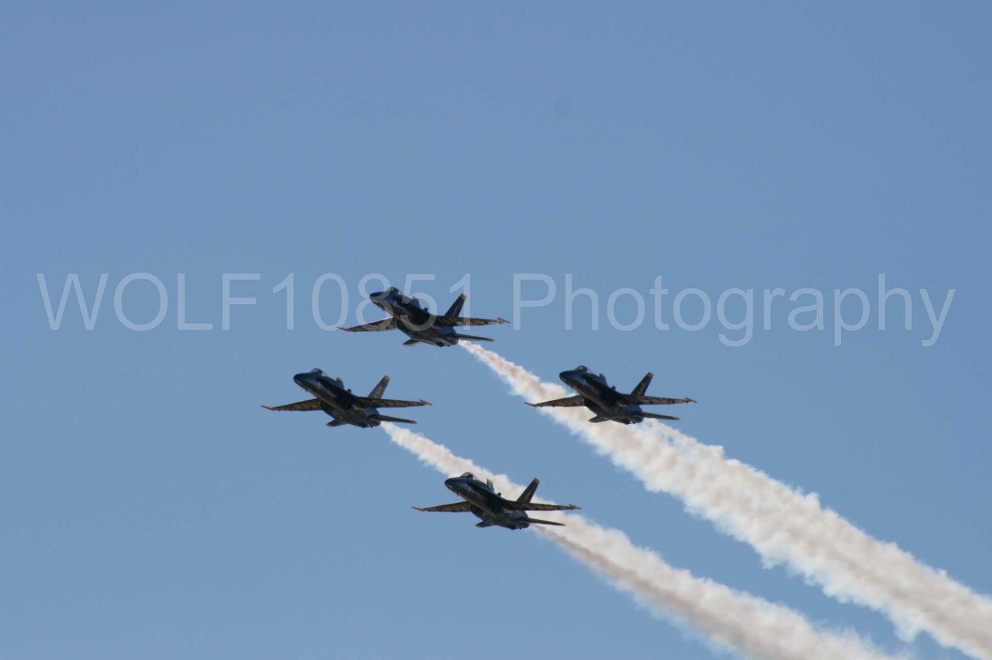 Aviation photography by WOLF10851 featuring California Capital Airshow 2008, F-18 Hornet, Blue Angels, Blue and Gold.
