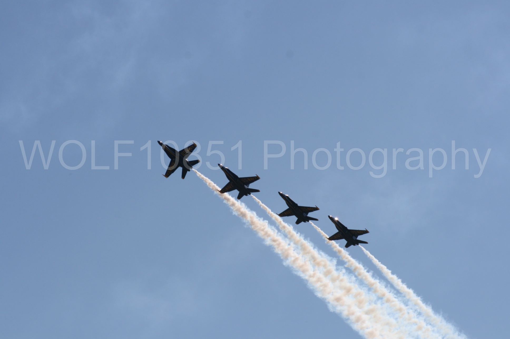 Aviation photography by WOLF10851 featuring California Capital Airshow 2008, F-18 Hornet, Blue Angels, Blue and Gold.