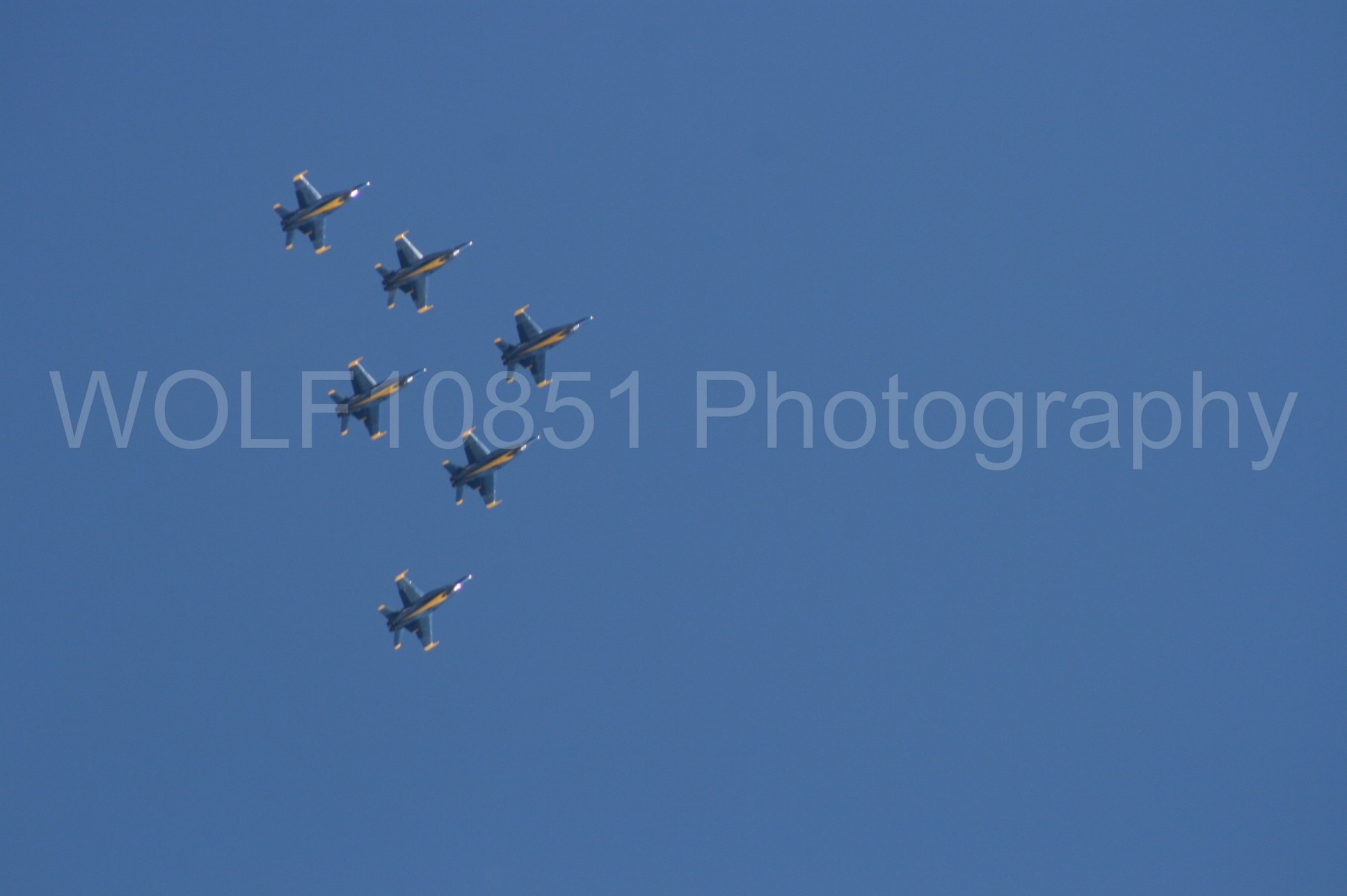 Aviation photography by WOLF10851 featuring California Capital Airshow 2008, F-18 Hornet, Blue Angels, Blue and Gold.