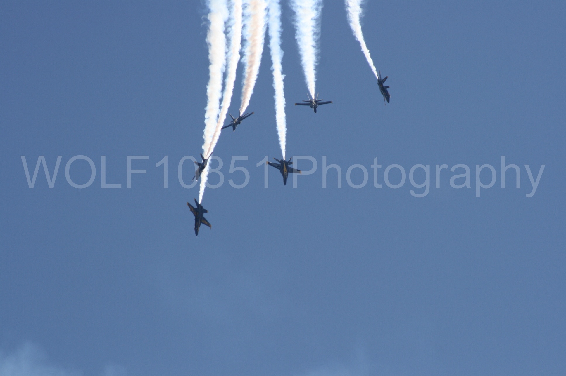 Aviation photography by WOLF10851 featuring California Capital Airshow 2008, F-18 Hornet, Blue Angels, Blue and Gold.