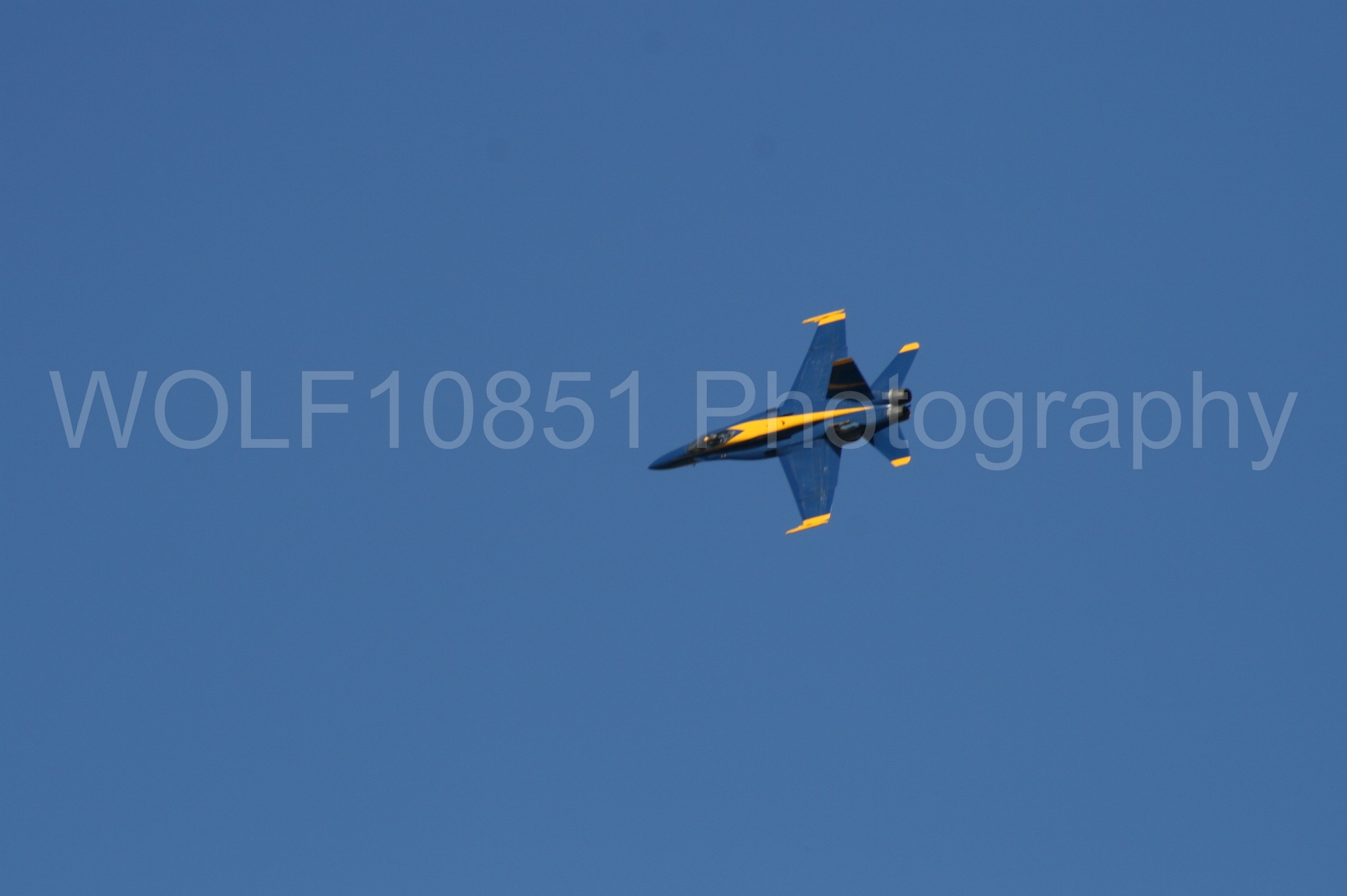 Aviation photography by WOLF10851 featuring California Capital Airshow 2008, F-18 Hornet, Blue Angels, Blue and Gold.
