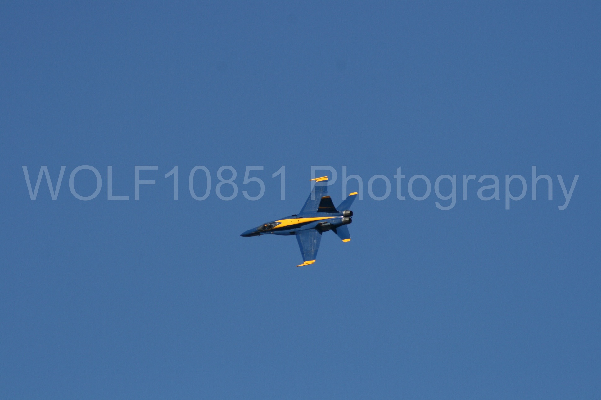 Aviation photography by WOLF10851 featuring California Capital Airshow 2008, F-18 Hornet, Blue Angels, Blue and Gold.
