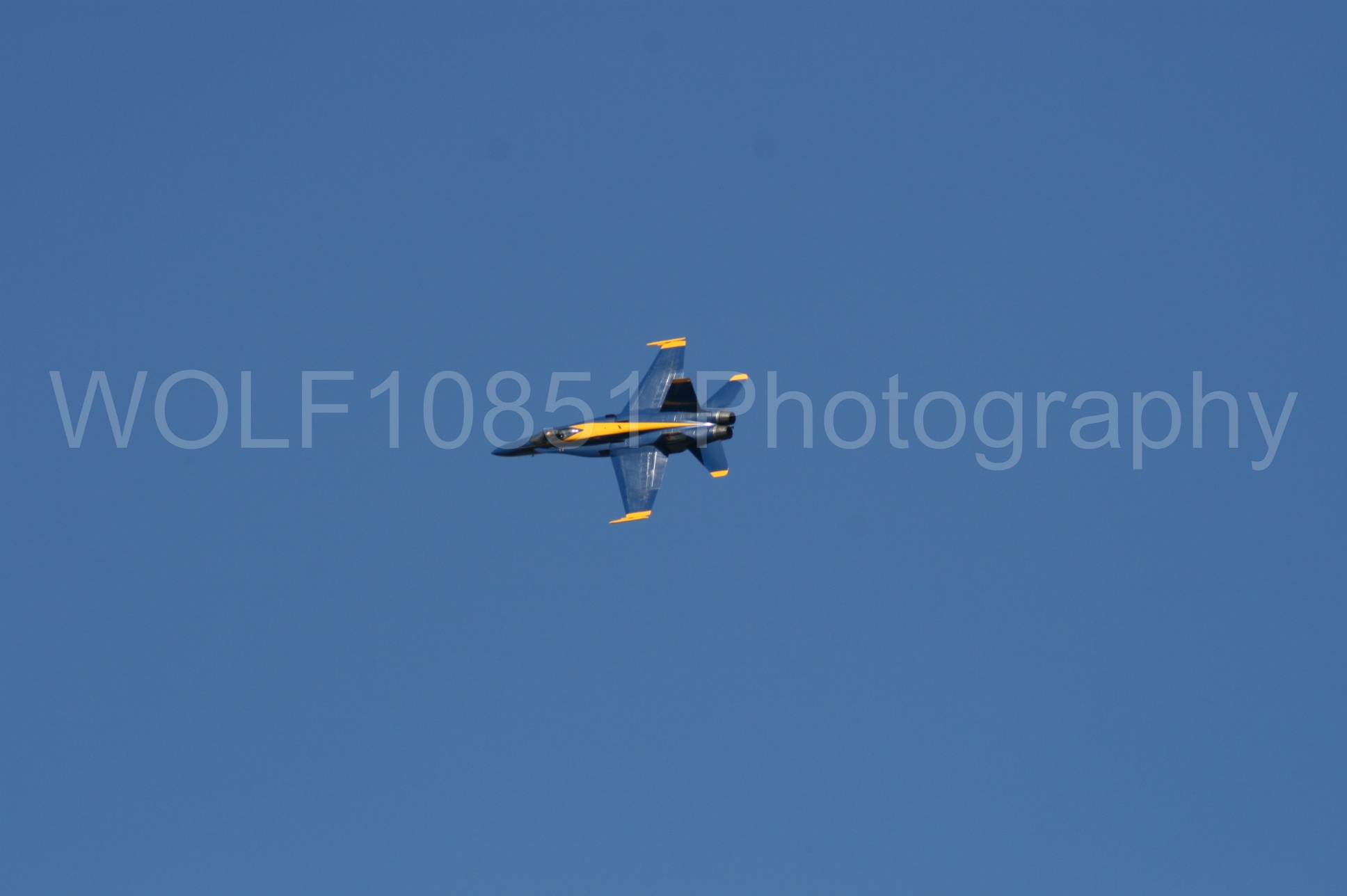 Aviation photography by WOLF10851 featuring California Capital Airshow 2008, F-18 Hornet, Blue Angels, Blue and Gold.