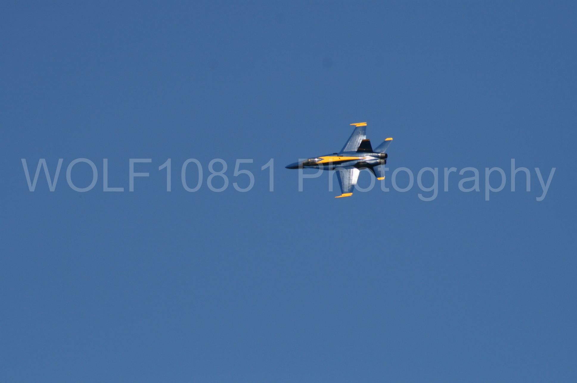 Aviation photography by WOLF10851 featuring California Capital Airshow 2008, F-18 Hornet, Blue Angels, Blue and Gold.
