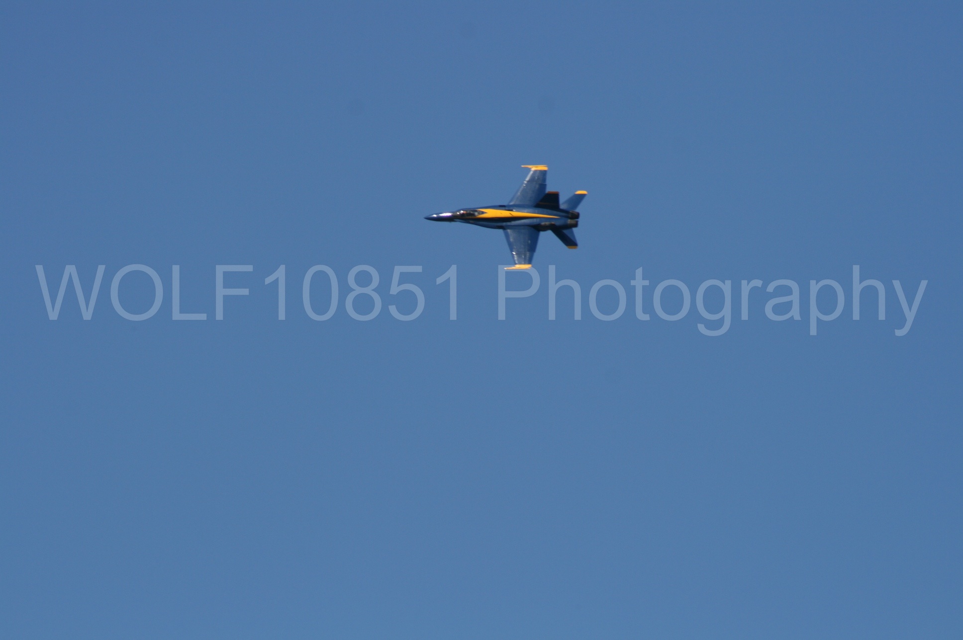 Aviation photography by WOLF10851 featuring California Capital Airshow 2008, F-18 Hornet, Blue Angels, Blue and Gold.