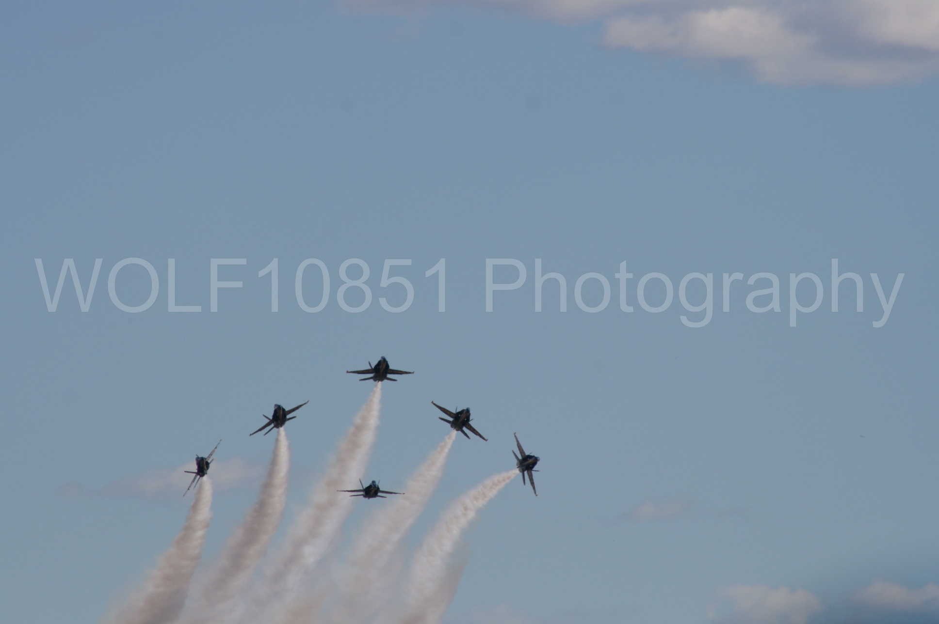 Aviation photography by WOLF10851 featuring California Capital Airshow 2008, F-18 Hornet, Blue Angels, Blue and Gold.