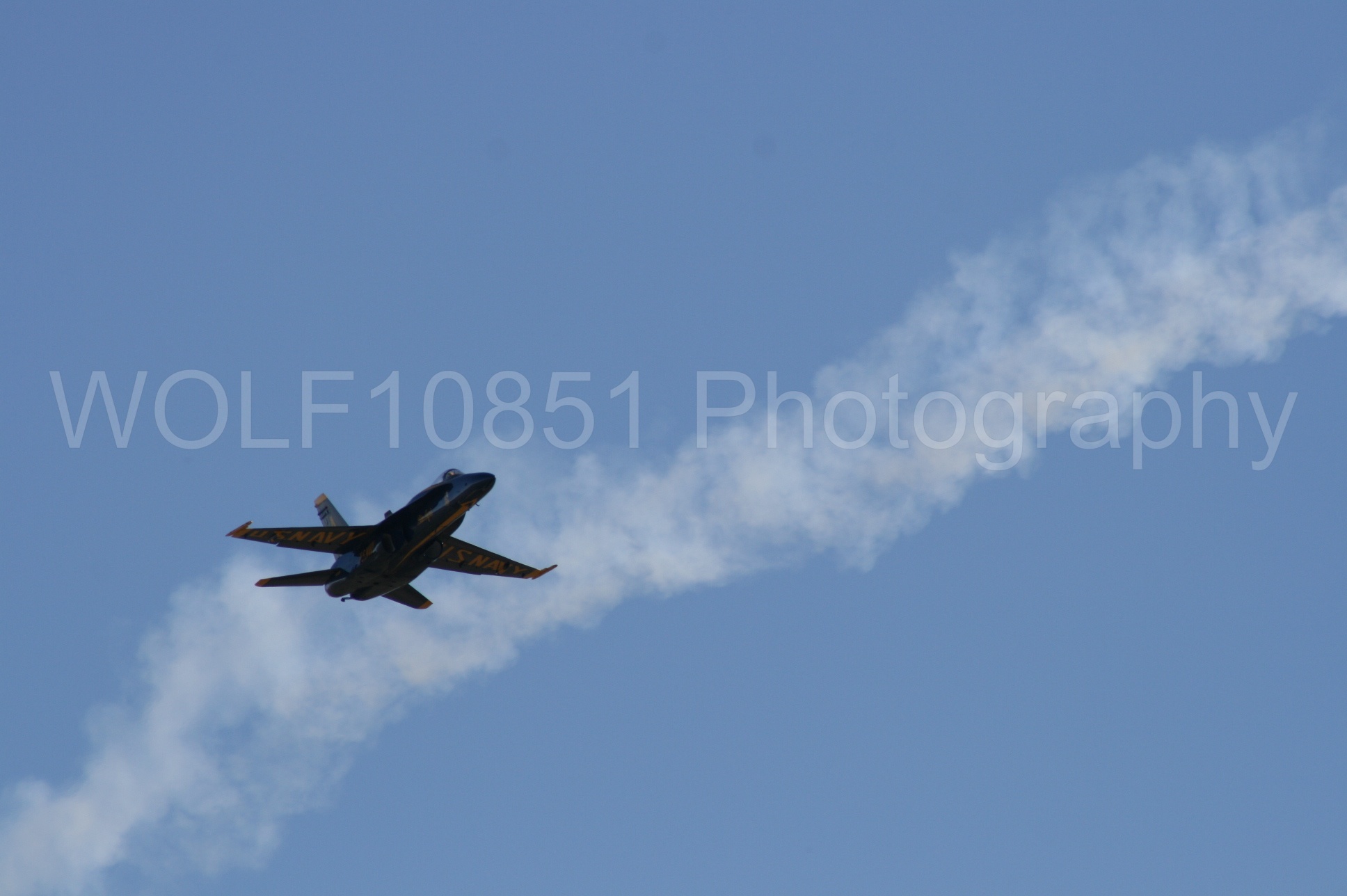 Aviation photography by WOLF10851 featuring California Capital Airshow 2008, F-18 Hornet, Blue Angels, Blue and Gold.