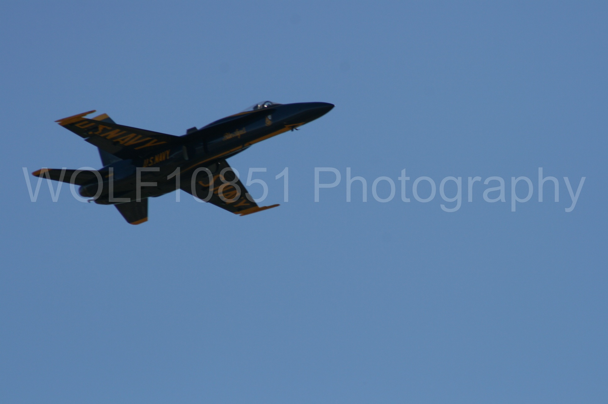 Aviation photography by WOLF10851 featuring California Capital Airshow 2008, F-18 Hornet, Blue Angels, Blue and Gold.