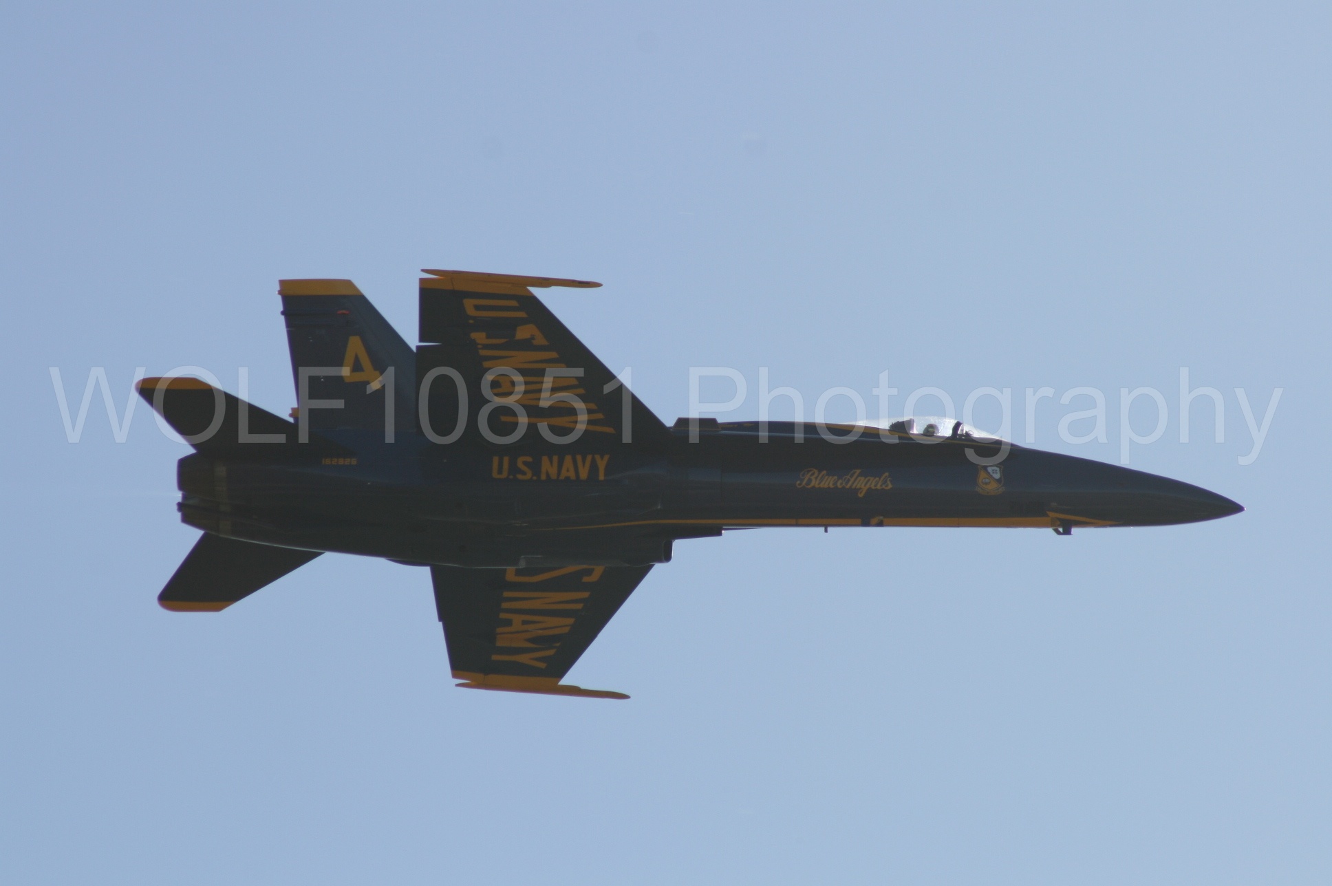 Aviation photography by WOLF10851 featuring California Capital Airshow 2008, F-18 Hornet, Blue Angels, Blue and Gold.
