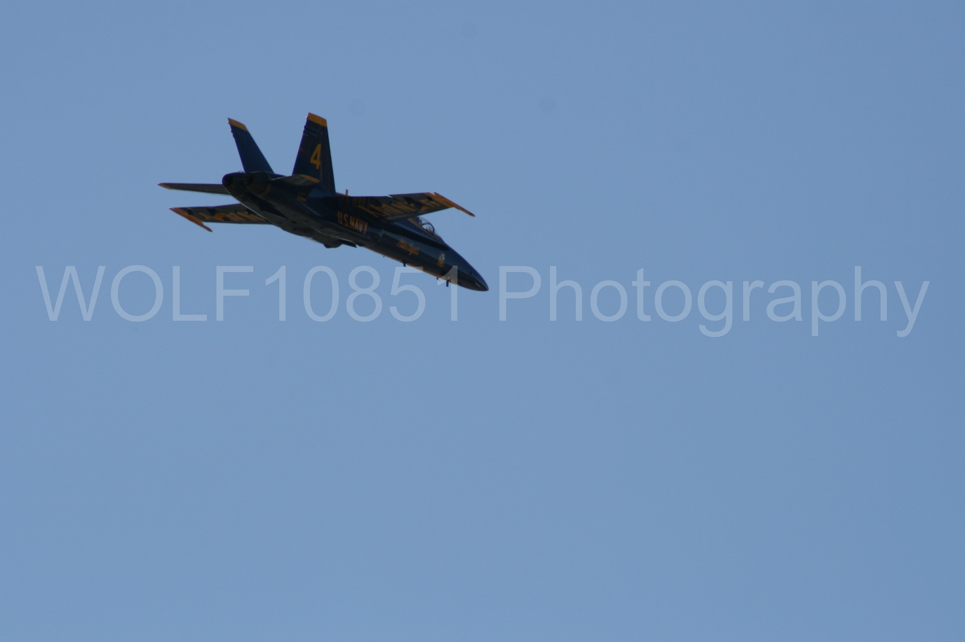 Aviation photography by WOLF10851 featuring California Capital Airshow 2008, F-18 Hornet, Blue Angels, Blue and Gold.