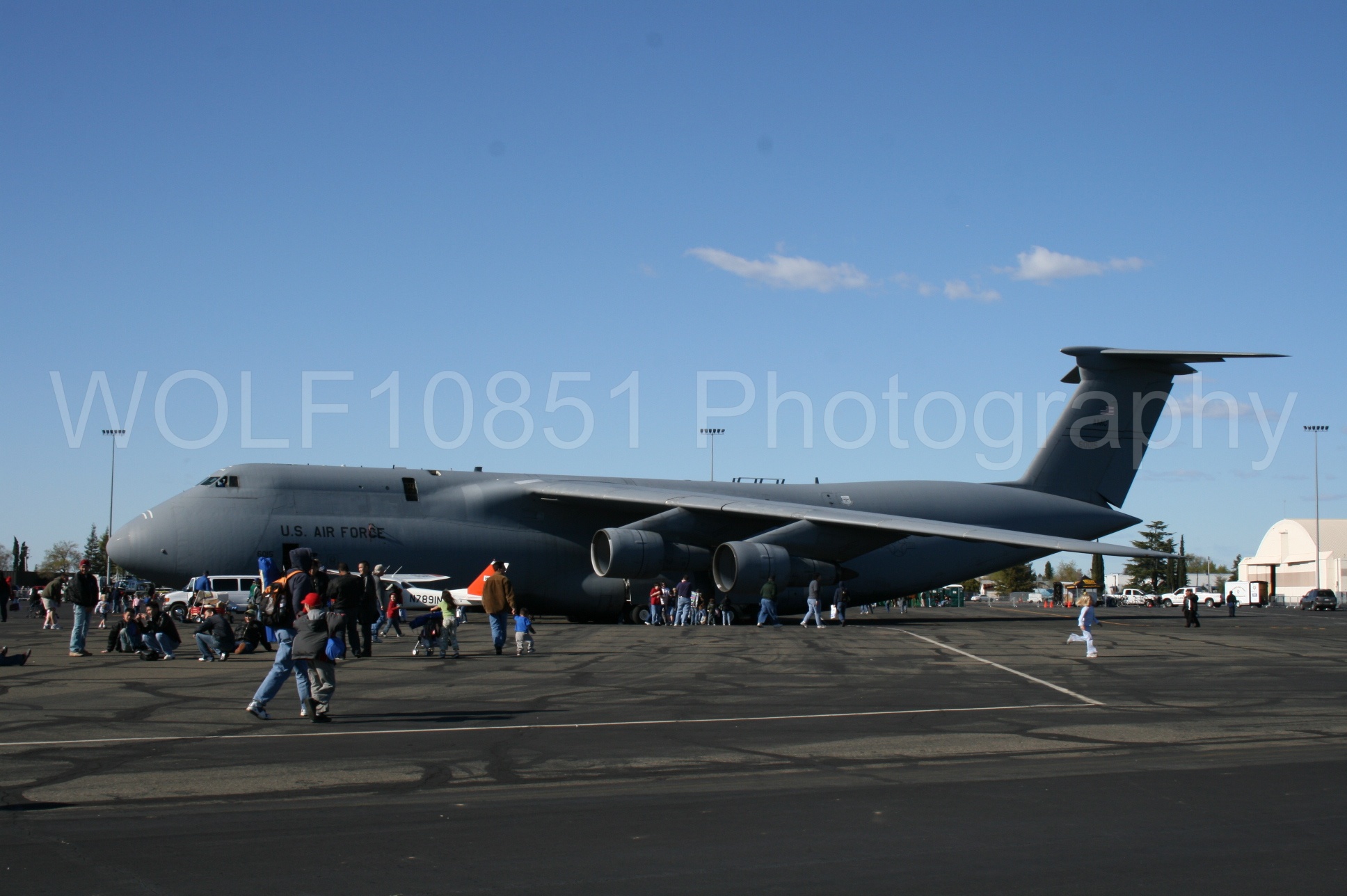 Aviation photography by WOLF10851 featuring Static Display, California Capital Airshow 2008, C-5 Galaxy.