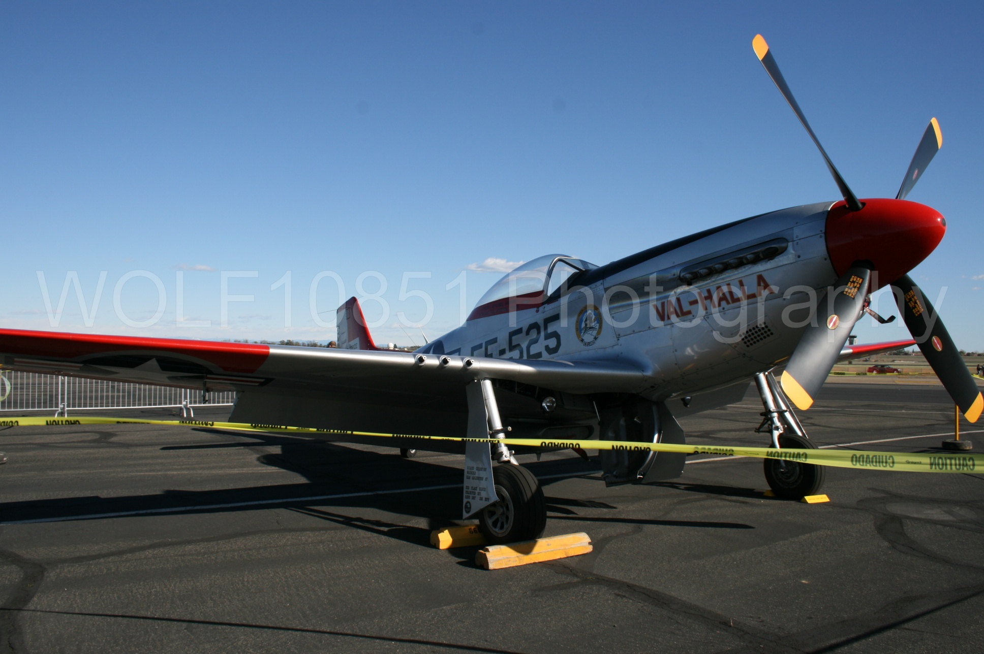 Aviation photography by WOLF10851 featuring Static Display, California Capital Airshow 2008, P-51 Mustang, Val-Halla.