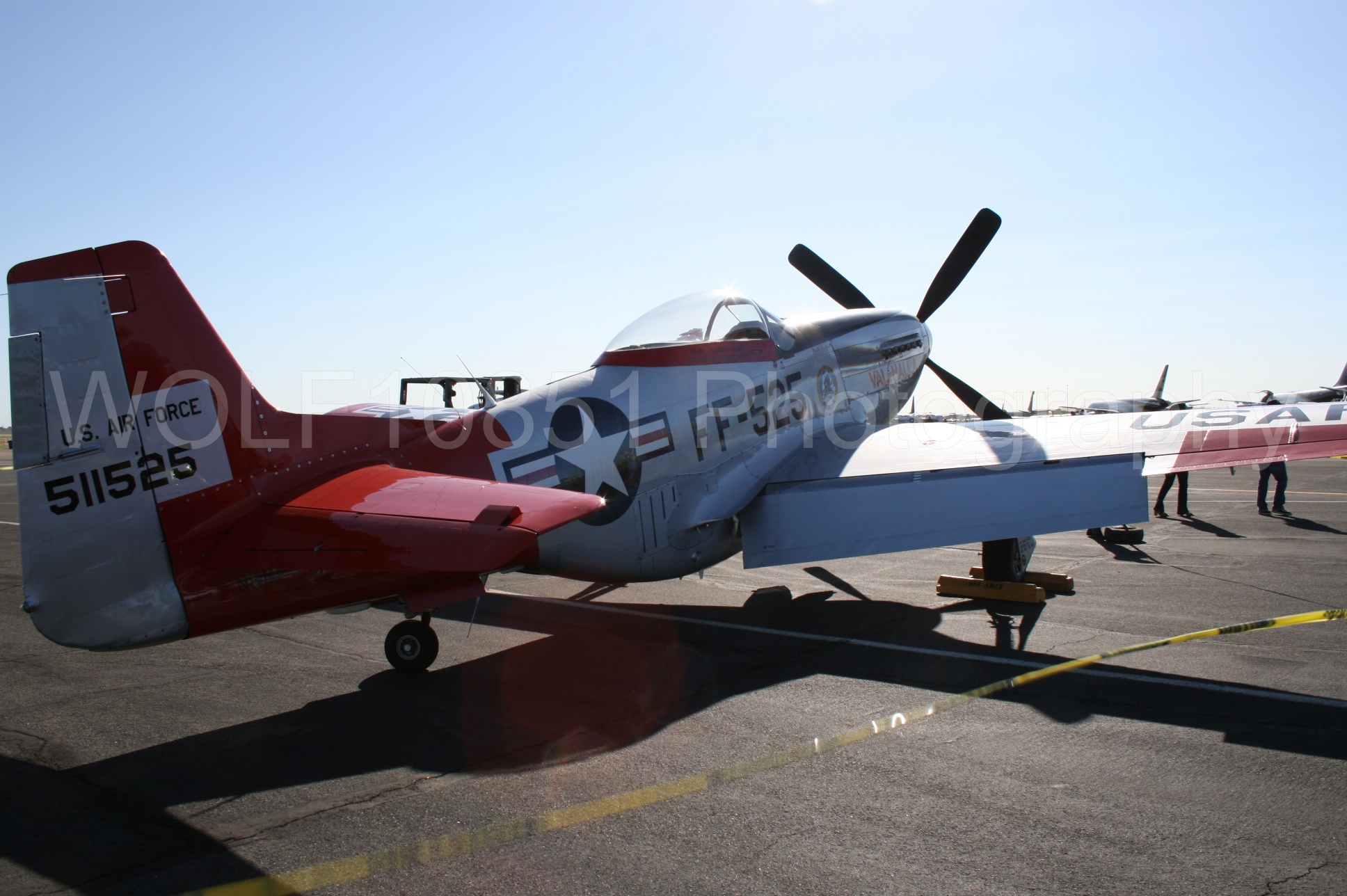 Aviation photography by WOLF10851 featuring Static Display, California Capital Airshow 2008, P-51 Mustang, Val-Halla.
