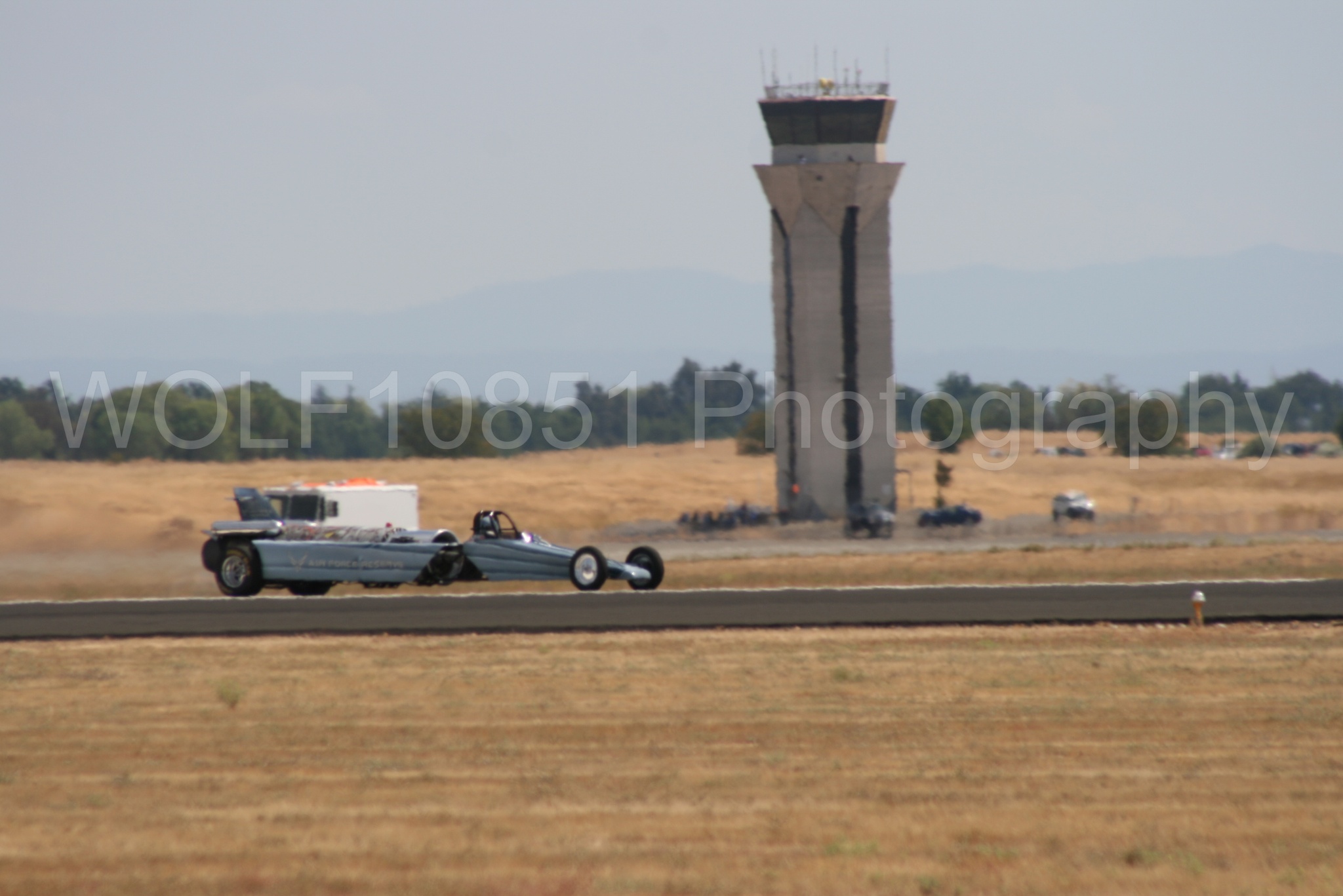Aviation photography by WOLF10851 featuring California Capital Airshow 2009, Smoke N Thunder Jet Car, Bill Braack, Smoke N Thunder.