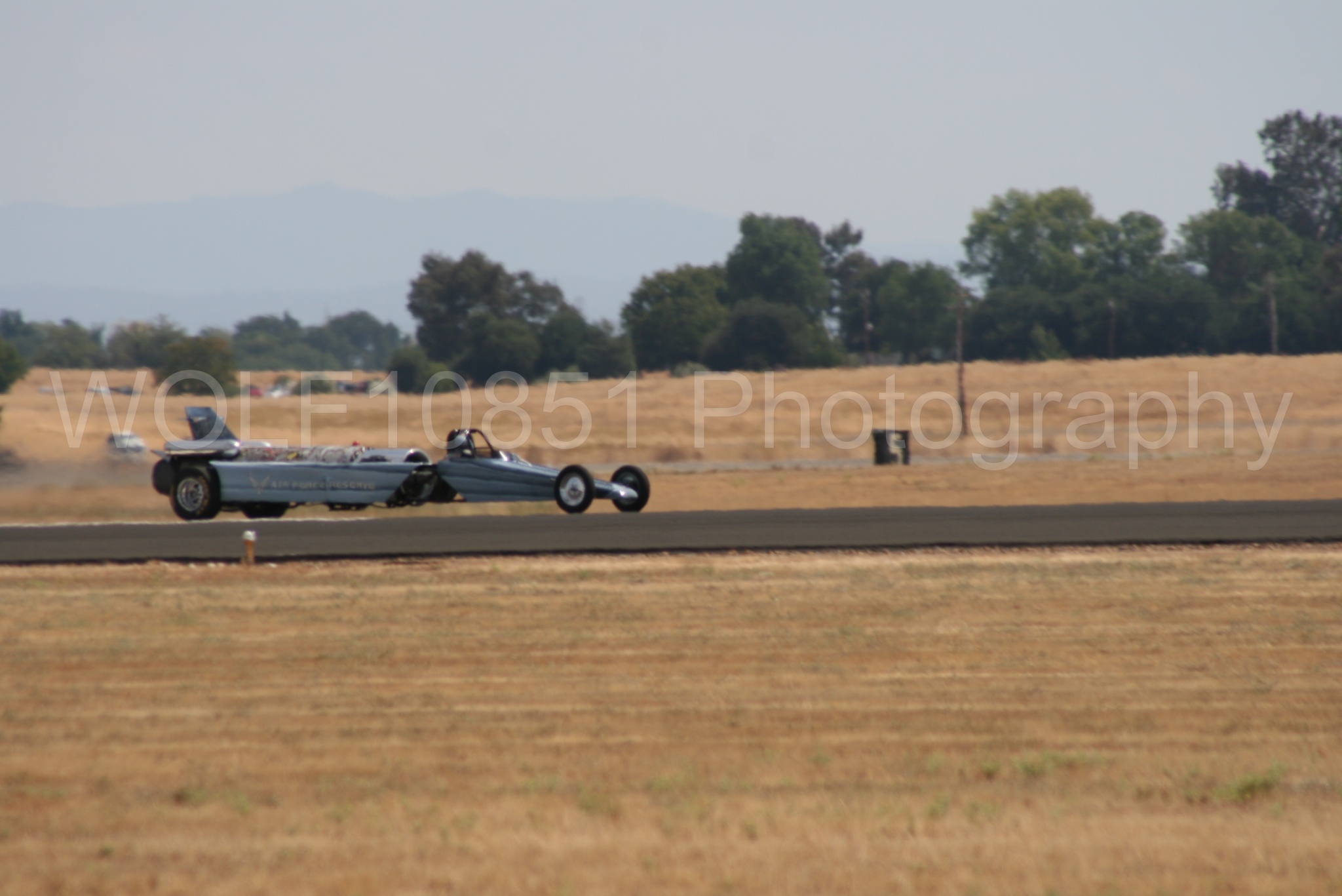 Aviation photography by WOLF10851 featuring California Capital Airshow 2009, Smoke N Thunder Jet Car, Bill Braack, Smoke N Thunder.