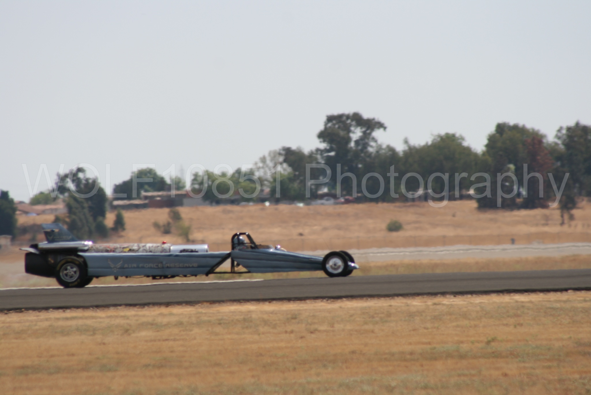Aviation photography by WOLF10851 featuring California Capital Airshow 2009, Smoke N Thunder Jet Car, Bill Braack, Smoke N Thunder.
