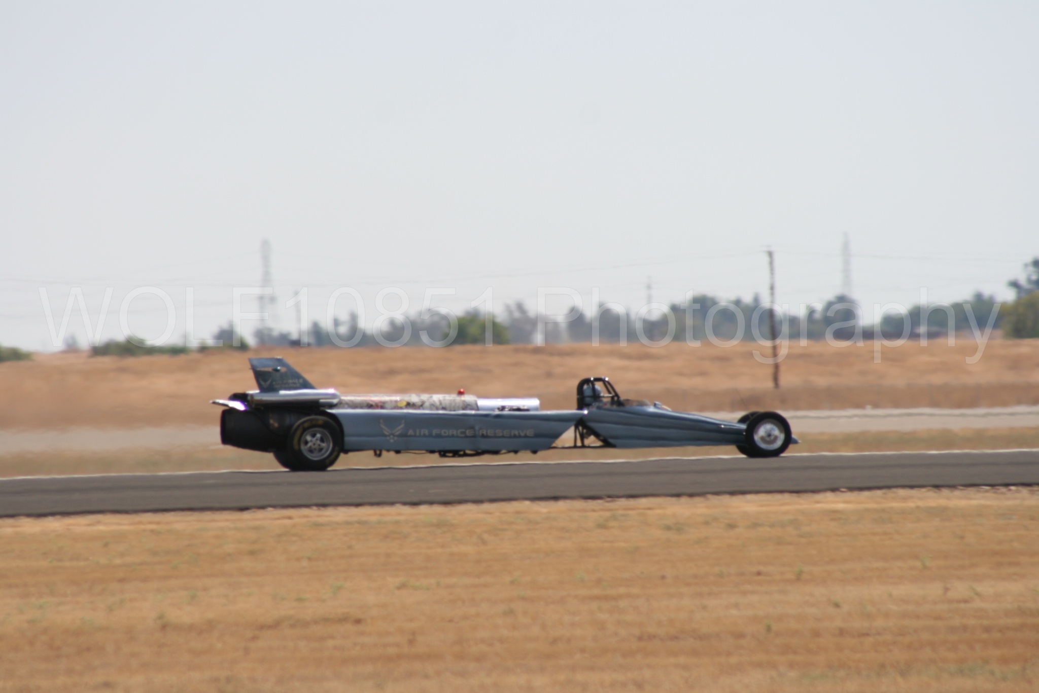 Aviation photography by WOLF10851 featuring California Capital Airshow 2009, Smoke N Thunder Jet Car, Bill Braack, Smoke N Thunder.