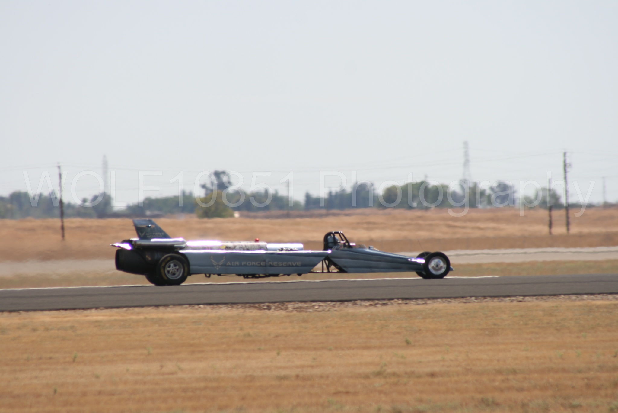 Aviation photography by WOLF10851 featuring California Capital Airshow 2009, Smoke N Thunder Jet Car, Bill Braack, Smoke N Thunder.