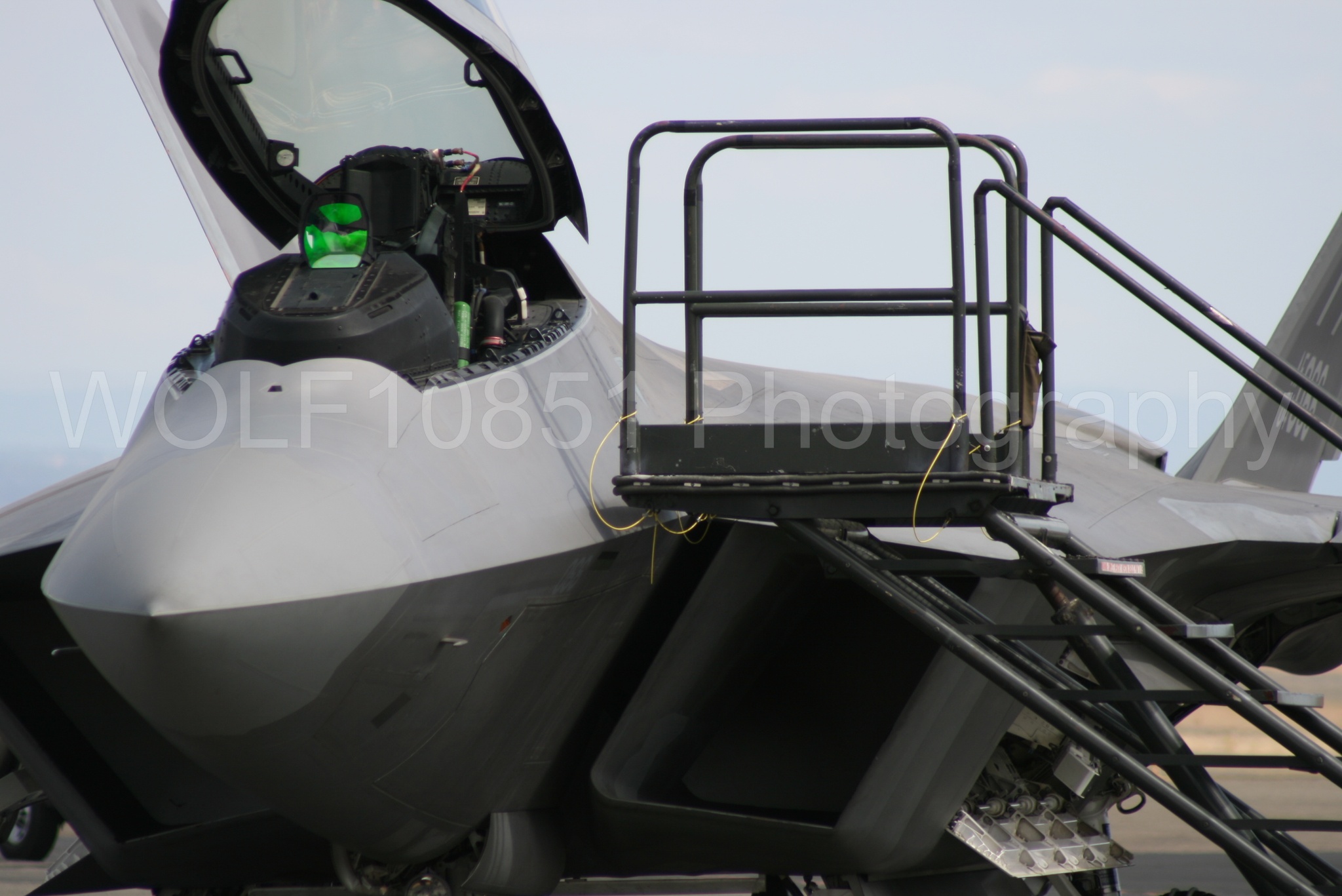 Aviation photography by WOLF10851 featuring Static Display, California Capital Airshow 2009, F-22 Raptor.