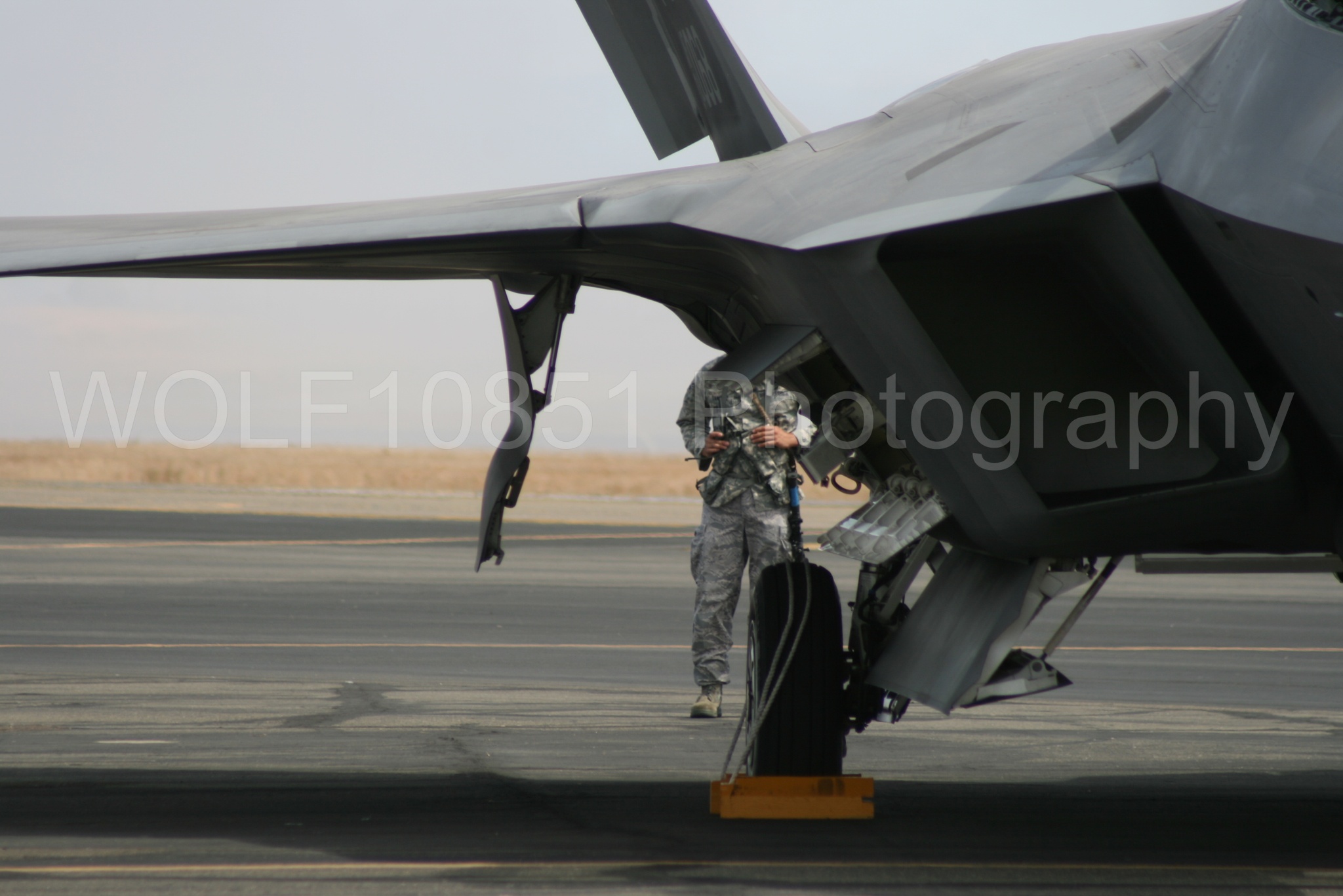 Aviation photography by WOLF10851 featuring Static Display, California Capital Airshow 2009, F-22 Raptor.