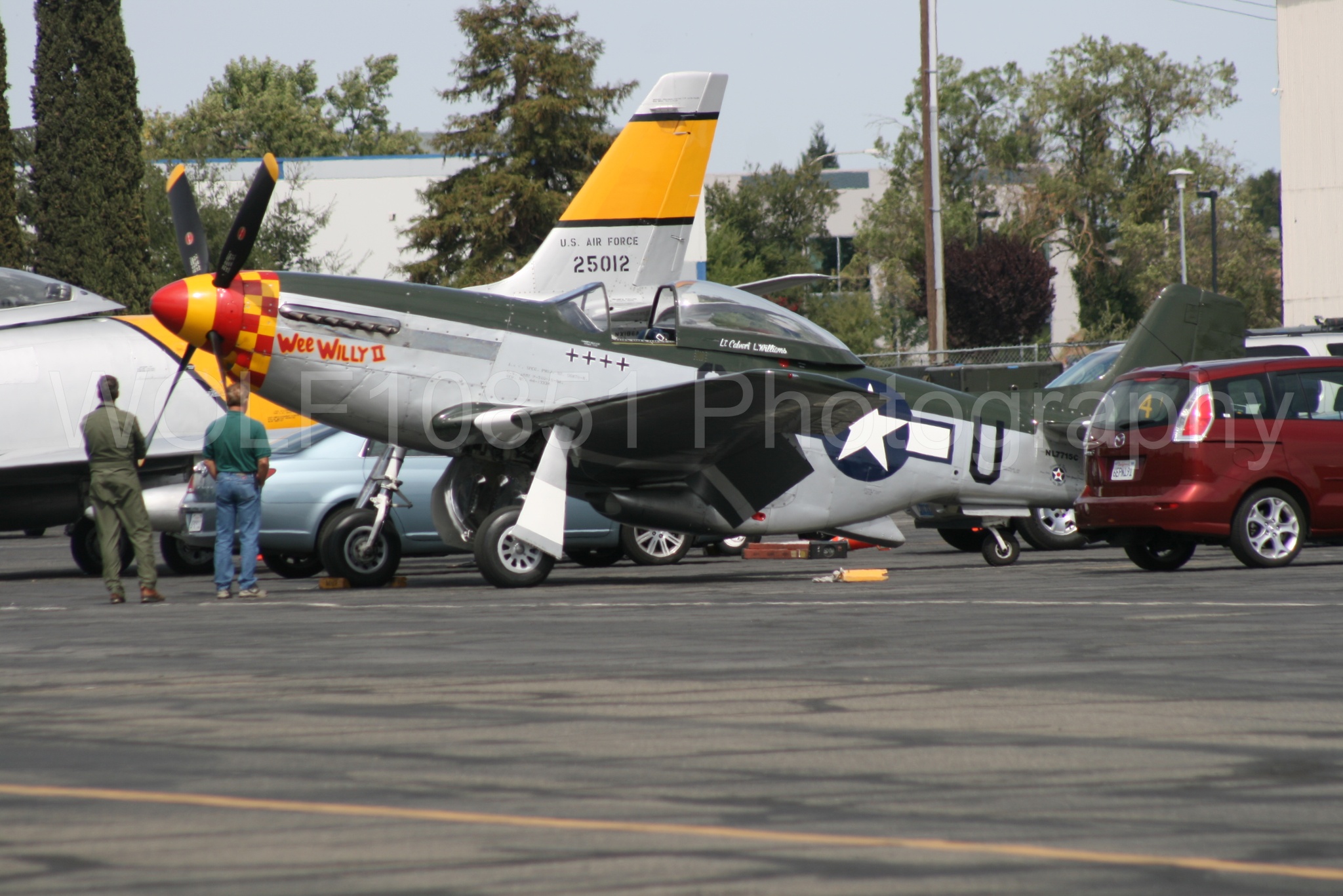 Aviation photography by WOLF10851 featuring Static Display, P-51 Mustang, California Capital Airshow 2009, Wee Willy 2.