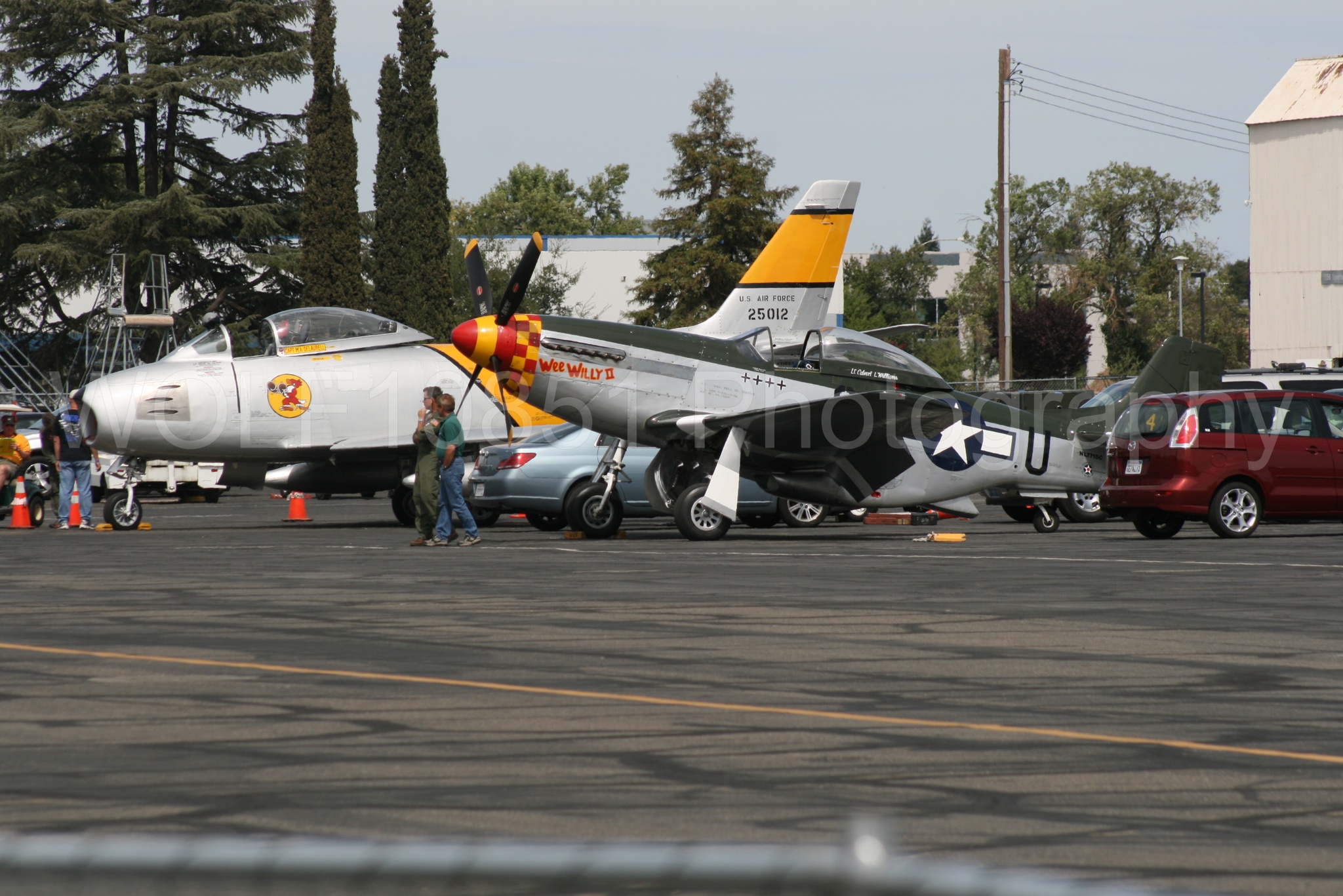 Aviation photography by WOLF10851 featuring Static Display, P-51 Mustang, California Capital Airshow 2009, Wee Willy 2.