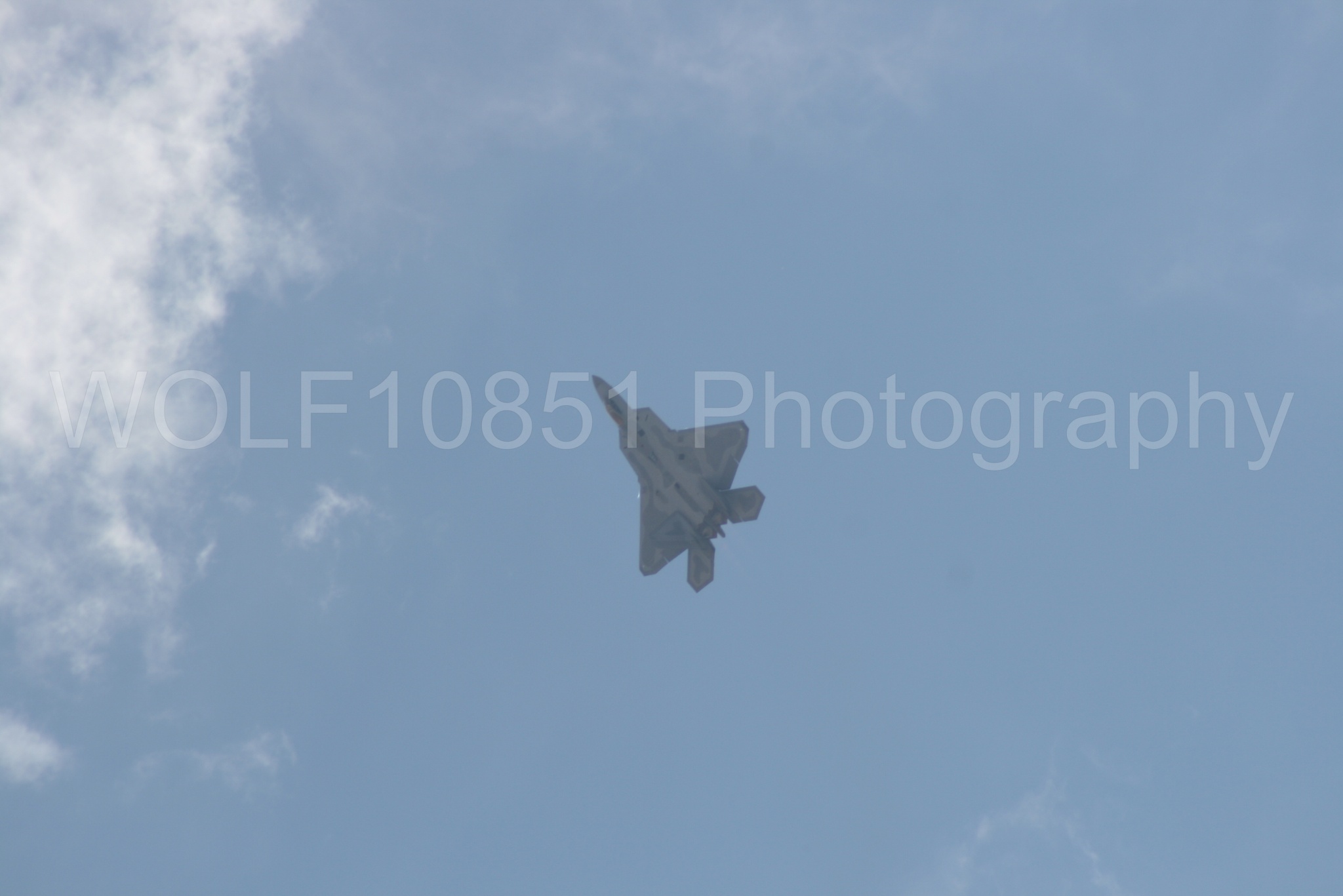 Aviation photography by WOLF10851 featuring California Capital Airshow 2009, F-22 Raptor, Raptor Demo Team.