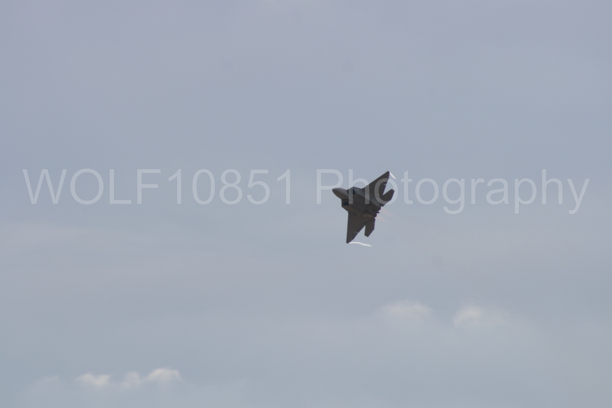 Aviation photography by WOLF10851 featuring California Capital Airshow 2009, F-22 Raptor, Raptor Demo Team.