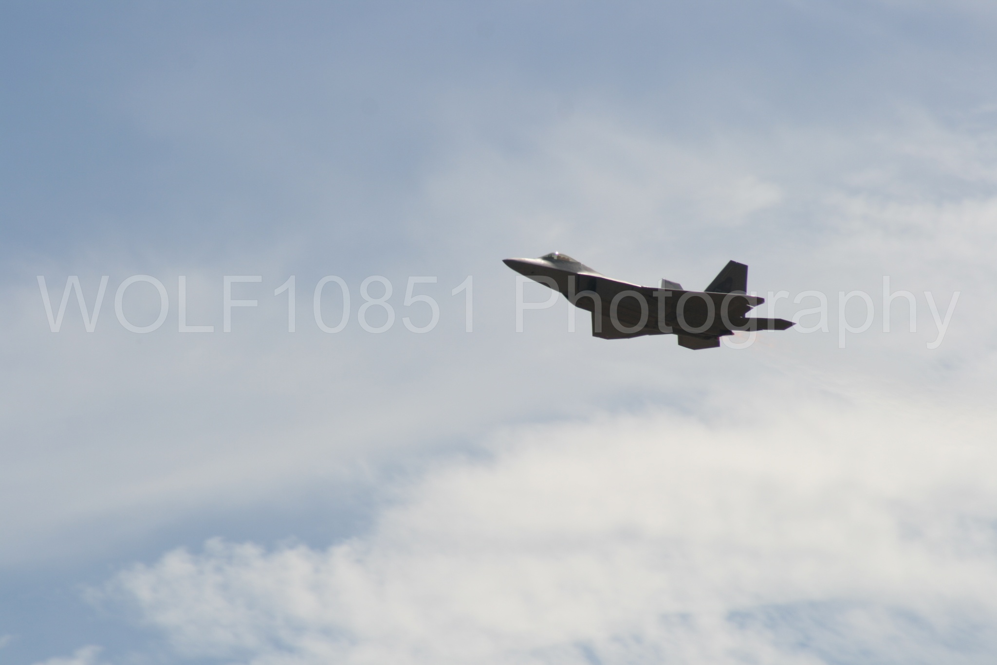 Aviation photography by WOLF10851 featuring California Capital Airshow 2009, F-22 Raptor, Raptor Demo Team.
