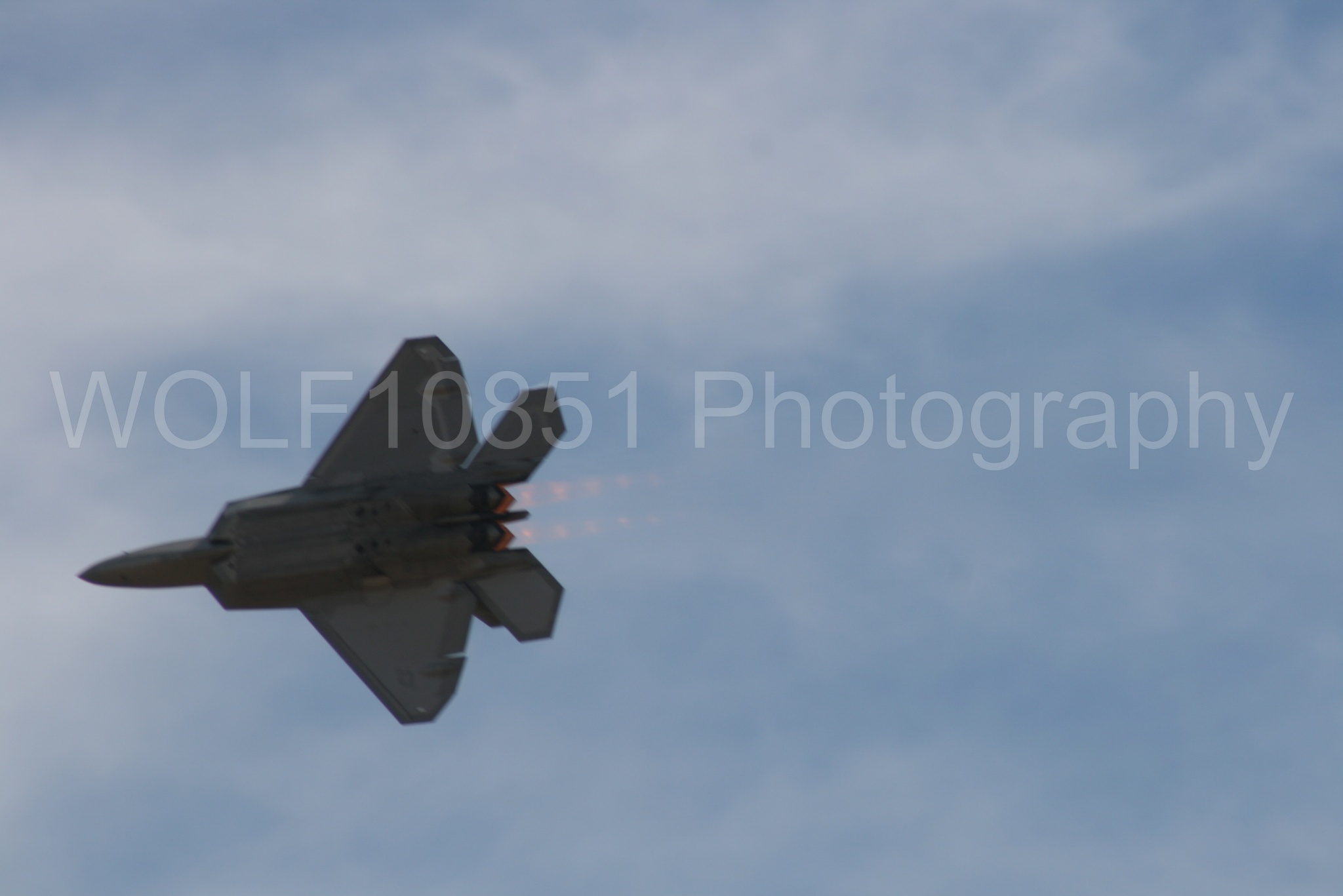 Aviation photography by WOLF10851 featuring California Capital Airshow 2009, F-22 Raptor, Raptor Demo Team.