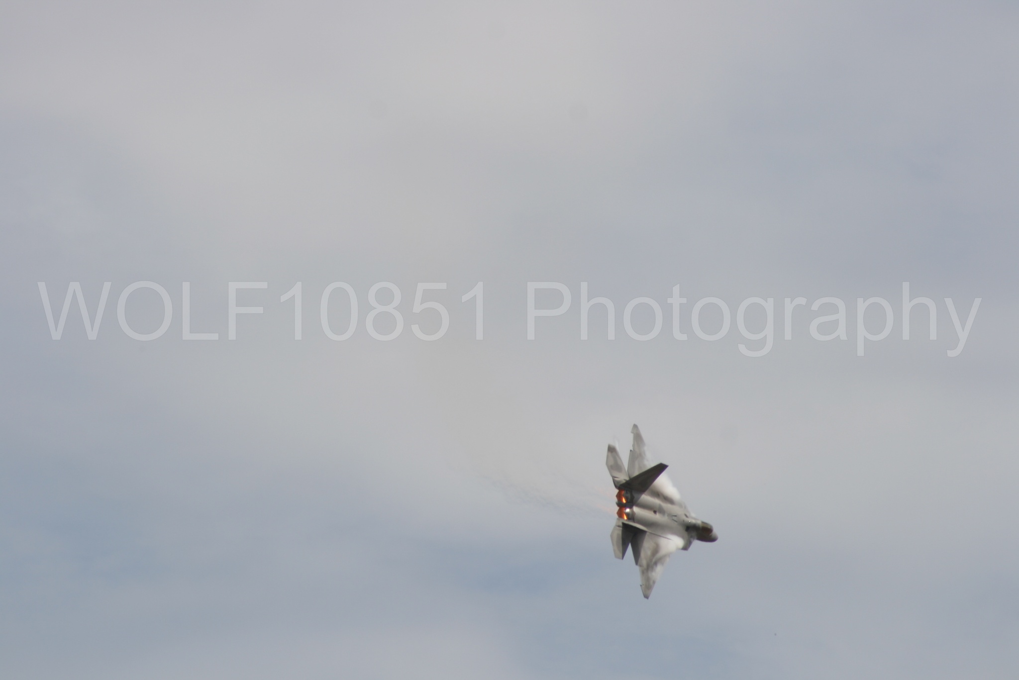 Aviation photography by WOLF10851 featuring California Capital Airshow 2009, F-22 Raptor, Raptor Demo Team.