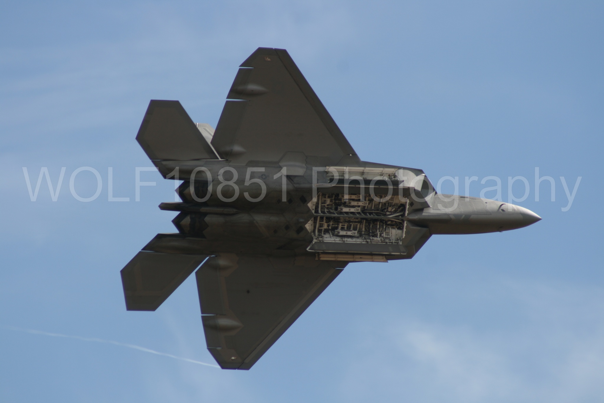 Aviation photography by WOLF10851 featuring California Capital Airshow 2009, F-22 Raptor, Raptor Demo Team.