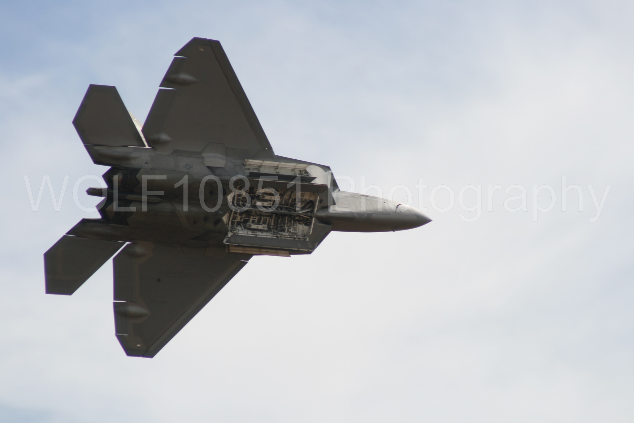 Aviation photography by WOLF10851 featuring California Capital Airshow 2009, F-22 Raptor, Raptor Demo Team.