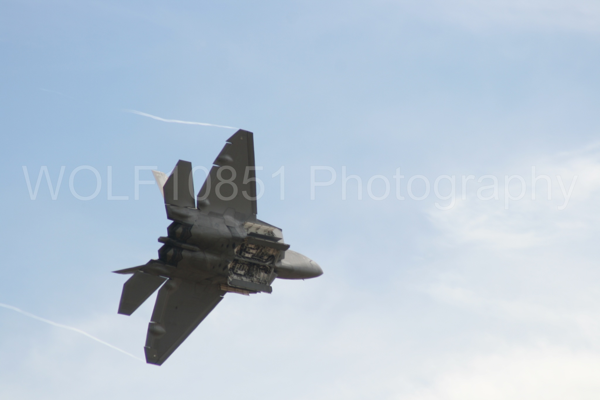 Aviation photography by WOLF10851 featuring California Capital Airshow 2009, F-22 Raptor, Raptor Demo Team.
