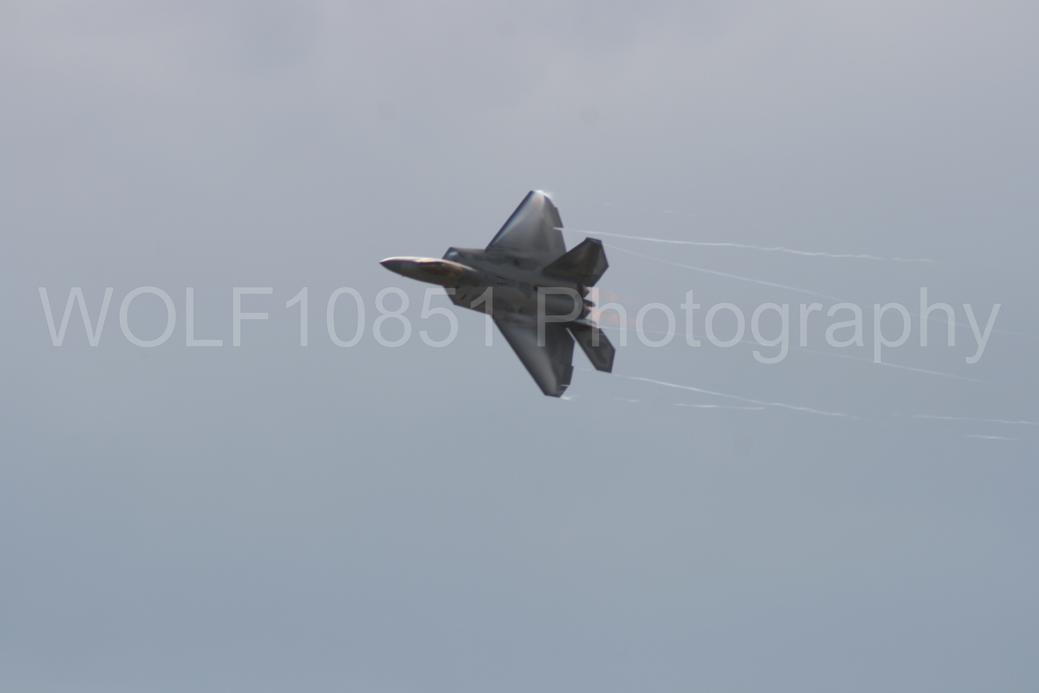 Aviation photography by WOLF10851 featuring California Capital Airshow 2009, F-22 Raptor, Raptor Demo Team.