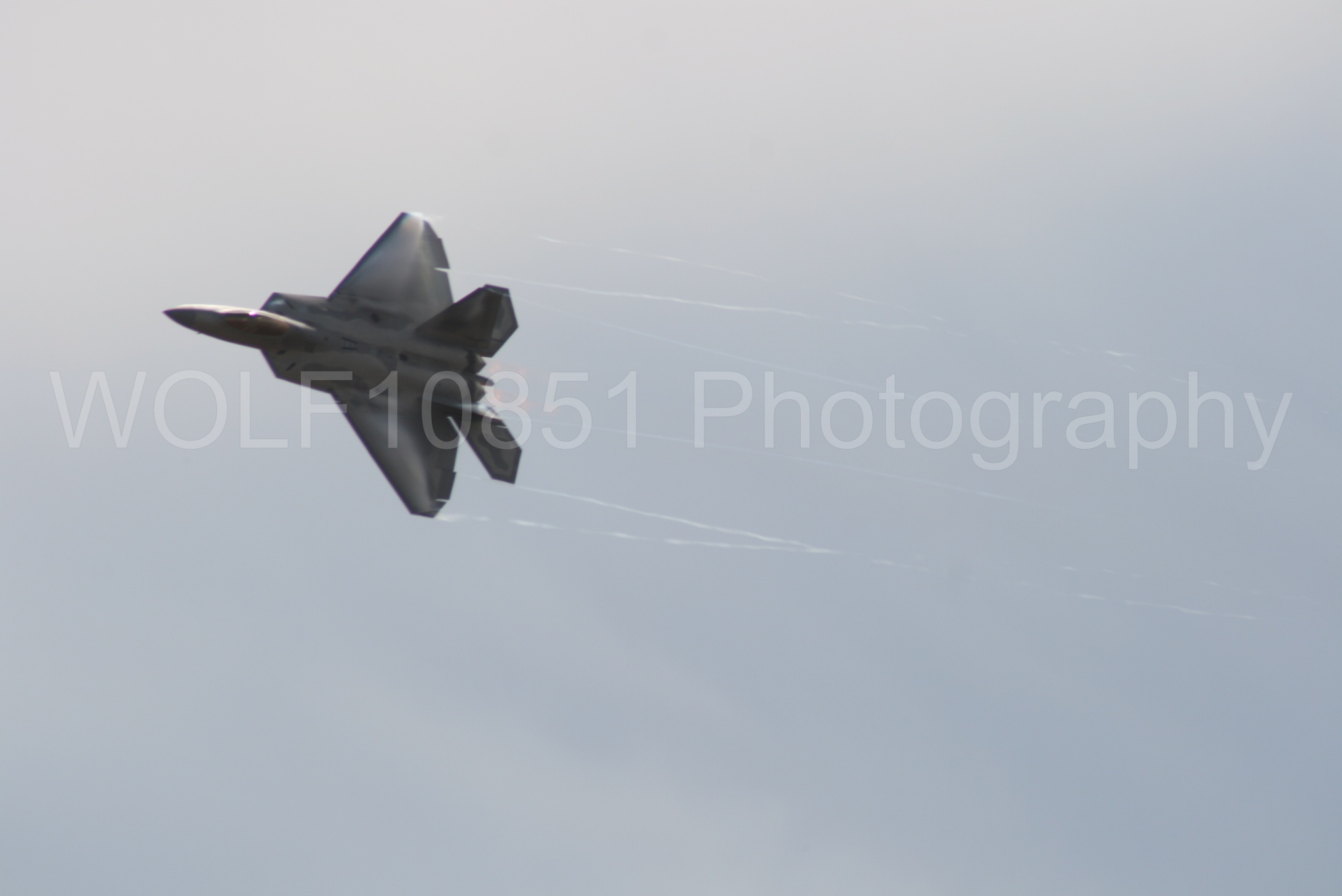 Aviation photography by WOLF10851 featuring California Capital Airshow 2009, F-22 Raptor, Raptor Demo Team.