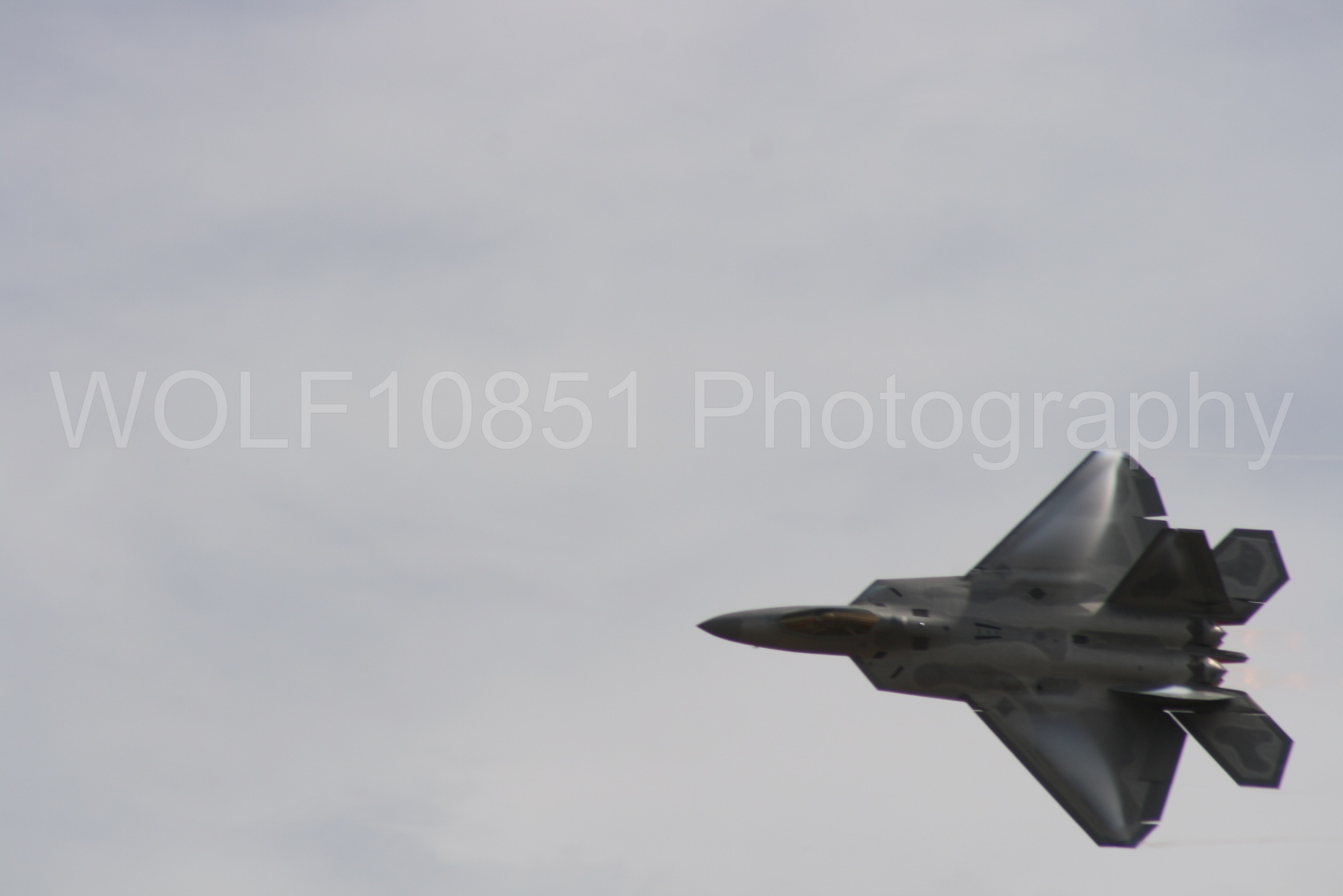 Aviation photography by WOLF10851 featuring California Capital Airshow 2009, F-22 Raptor, Raptor Demo Team.