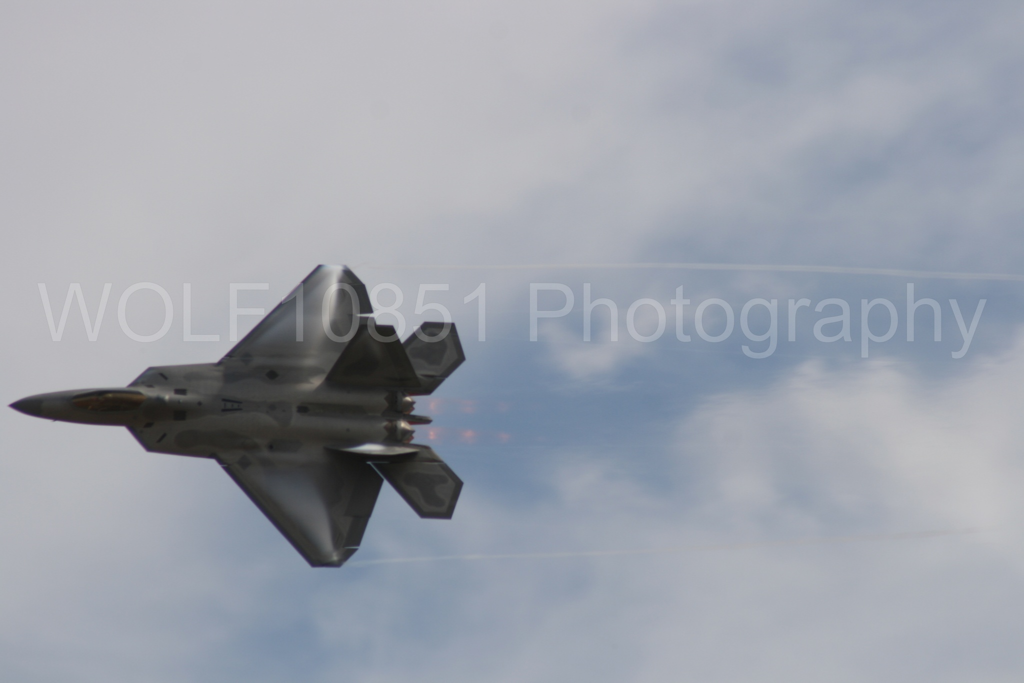 Aviation photography by WOLF10851 featuring California Capital Airshow 2009, F-22 Raptor, Raptor Demo Team.