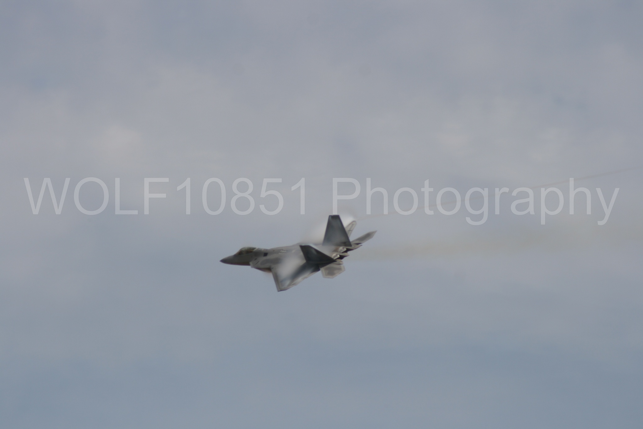 Aviation photography by WOLF10851 featuring California Capital Airshow 2009, F-22 Raptor, Raptor Demo Team.