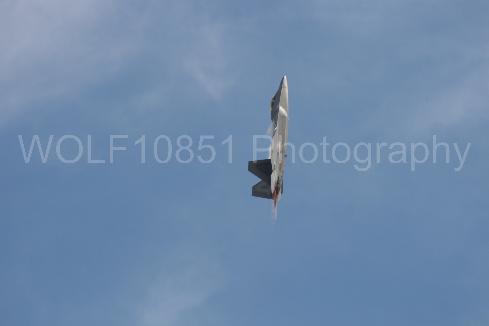 Aviation photography by WOLF10851 featuring California Capital Airshow 2009, F-22 Raptor, Raptor Demo Team.
