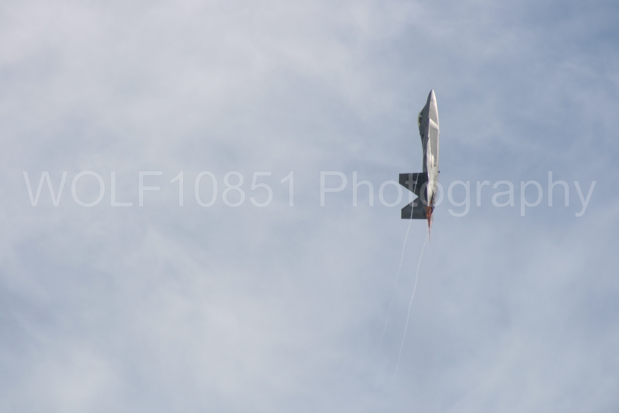 Aviation photography by WOLF10851 featuring California Capital Airshow 2009, F-22 Raptor, Raptor Demo Team.