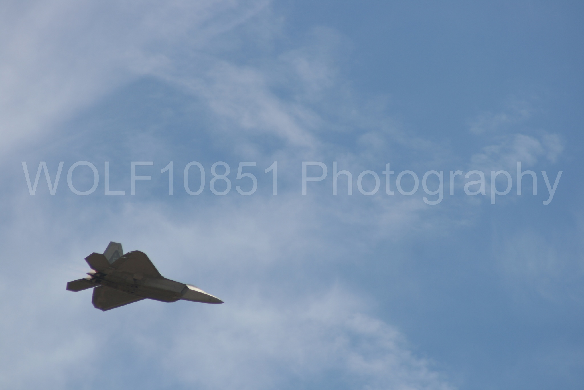 Aviation photography by WOLF10851 featuring California Capital Airshow 2009, F-22 Raptor, Raptor Demo Team.